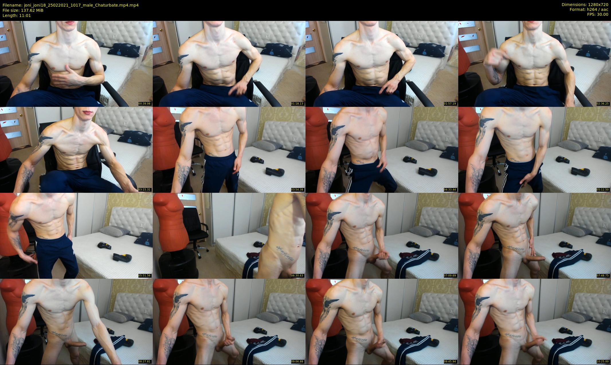 joni_joni18 — 12 minute Chaturbate male cam show recording, 720p, Feb 25, 2021