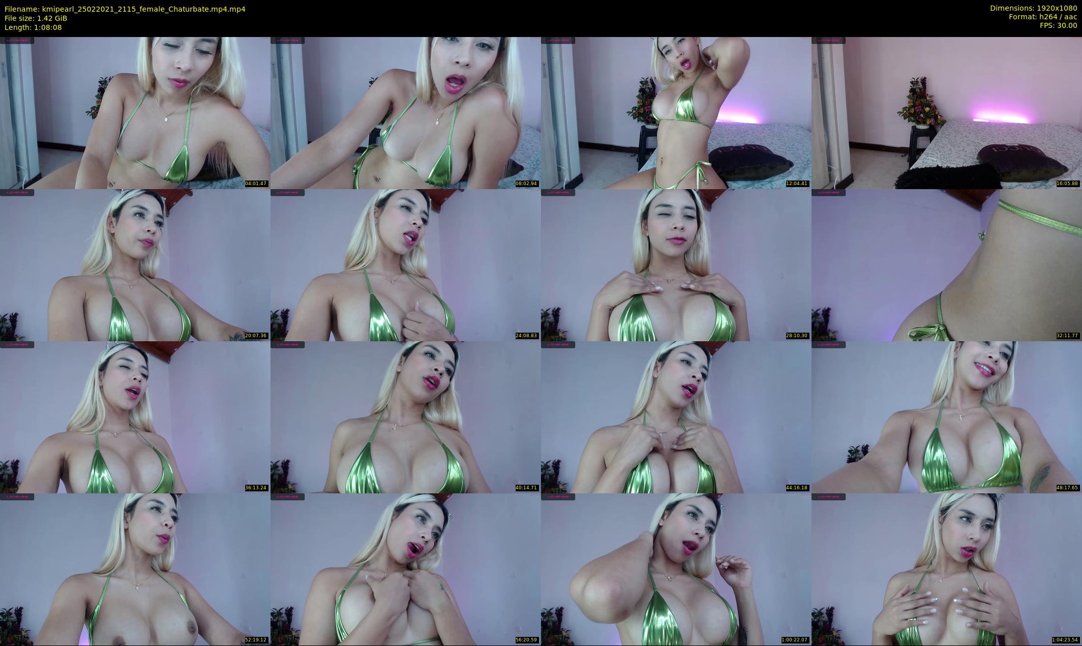 kmipearl — 69 minute Chaturbate female cam show recording, 1080p, Feb 25, 2021