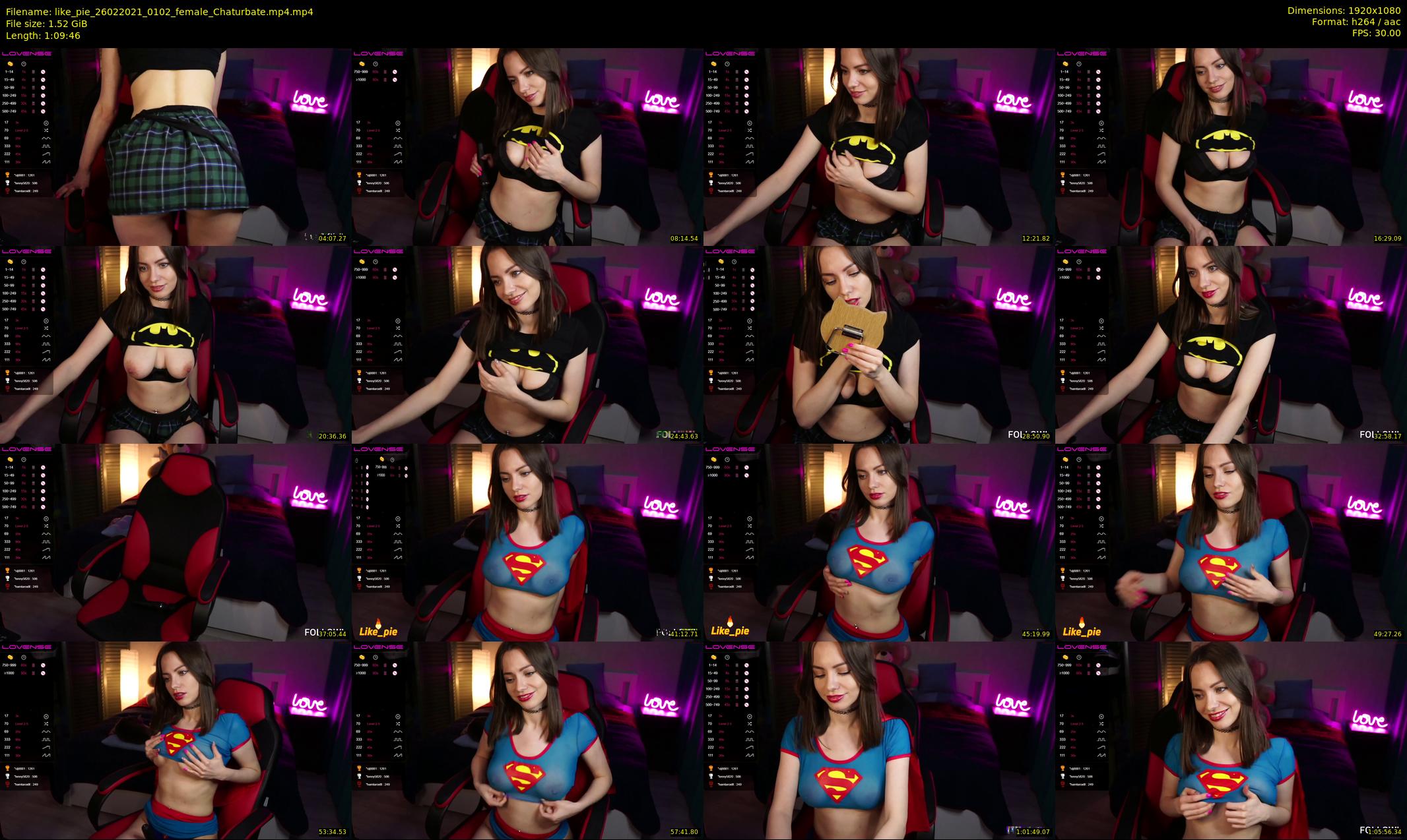 like_pie — 70 minute Chaturbate couple cam show recording, 1080p, Feb 26, 2021