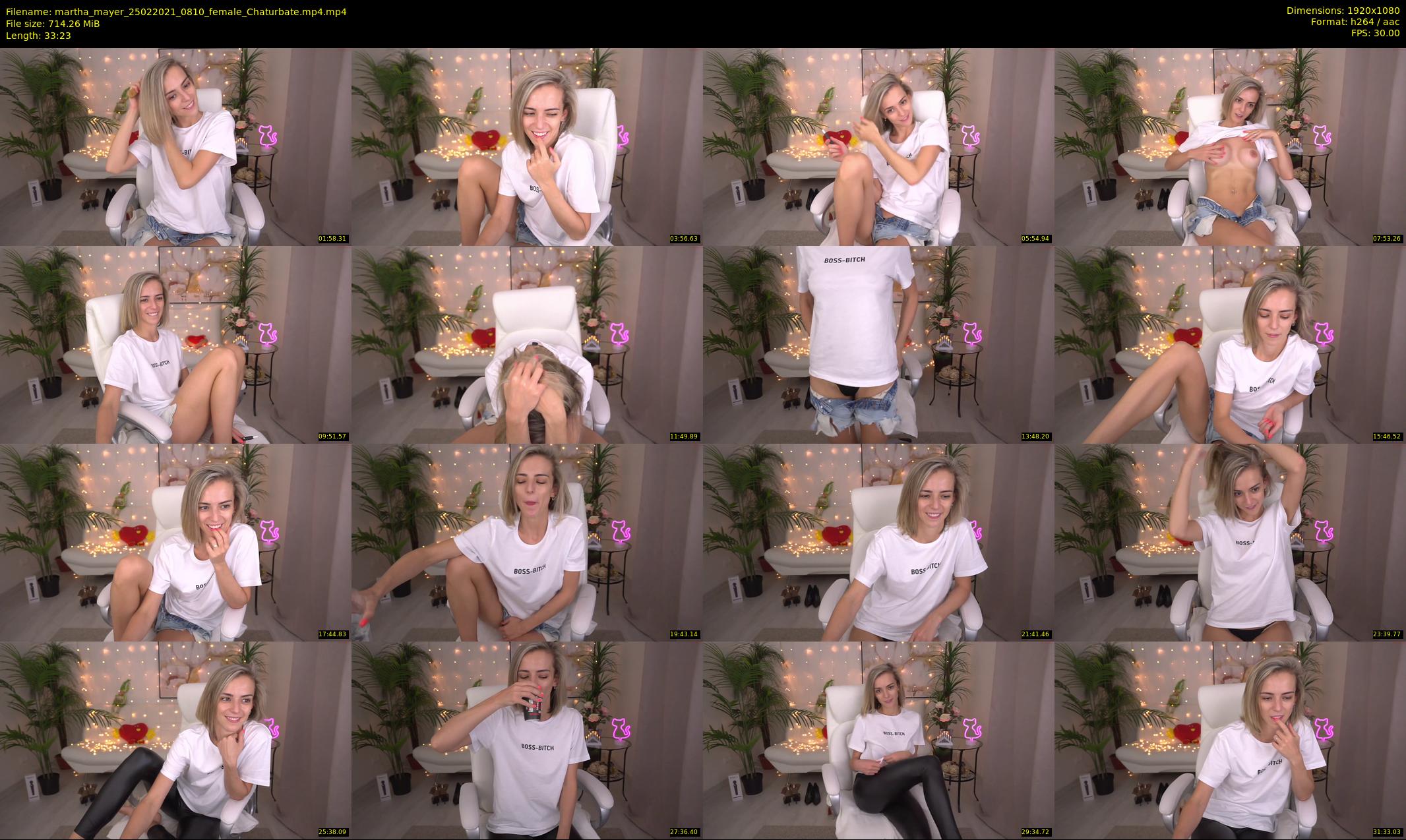 martha_mayer — 34 minute Chaturbate female cam show recording, 1080p, Feb 25, 2021