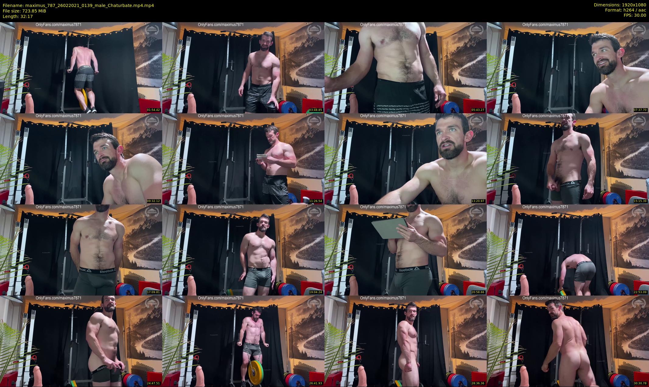 maximus_787 — 33 minute Chaturbate male cam show recording, 1080p, Feb 26, 2021