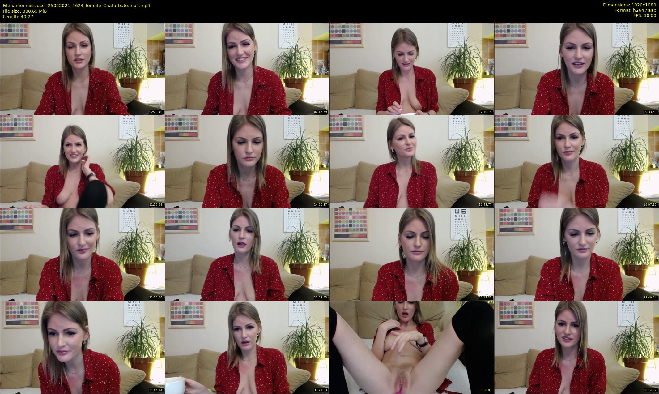 misslucci — 41 minute Chaturbate female cam show recording, 1080p, Feb 25, 2021