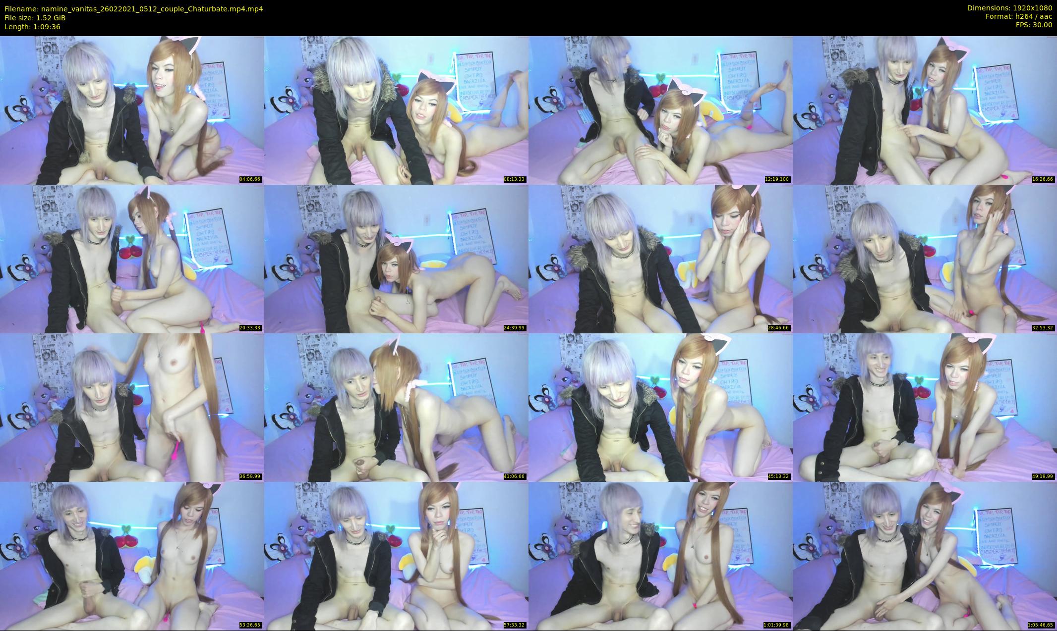 namine_vanitas — 70 minute Chaturbate couple cam show recording, 1080p, Feb 26, 2021