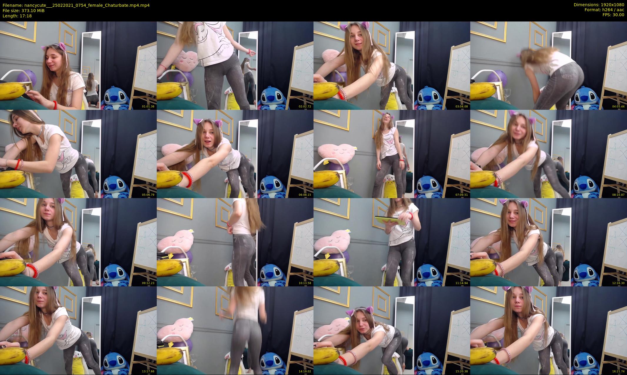 nancycute__ — 18 minute Chaturbate female cam show recording, 1080p, Feb 25, 2021