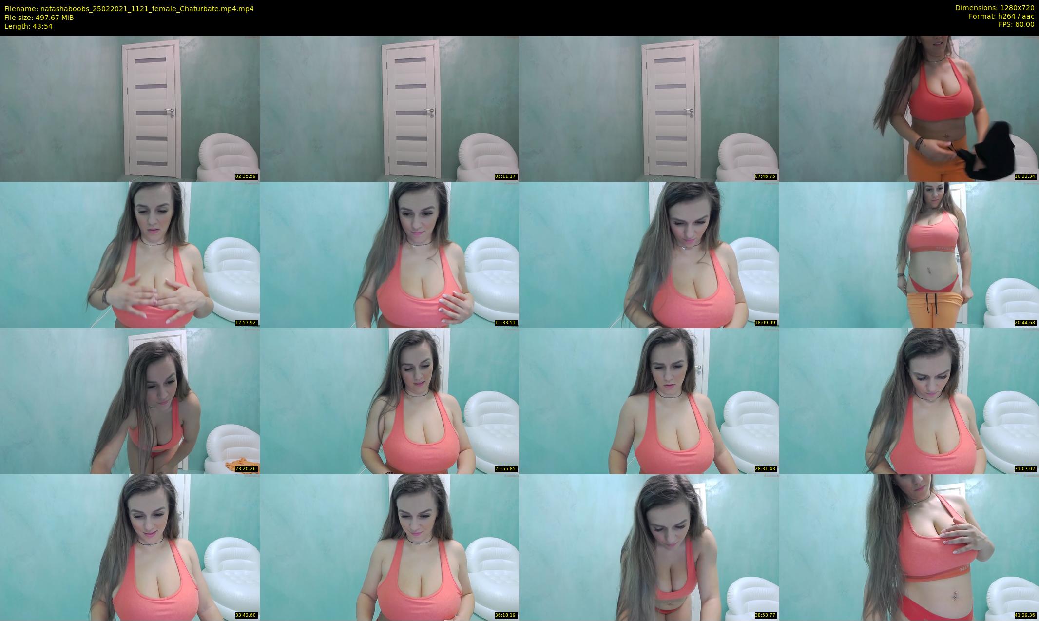 natashaboobs — 44 minute Chaturbate female cam show recording, 720p, Feb 25, 2021