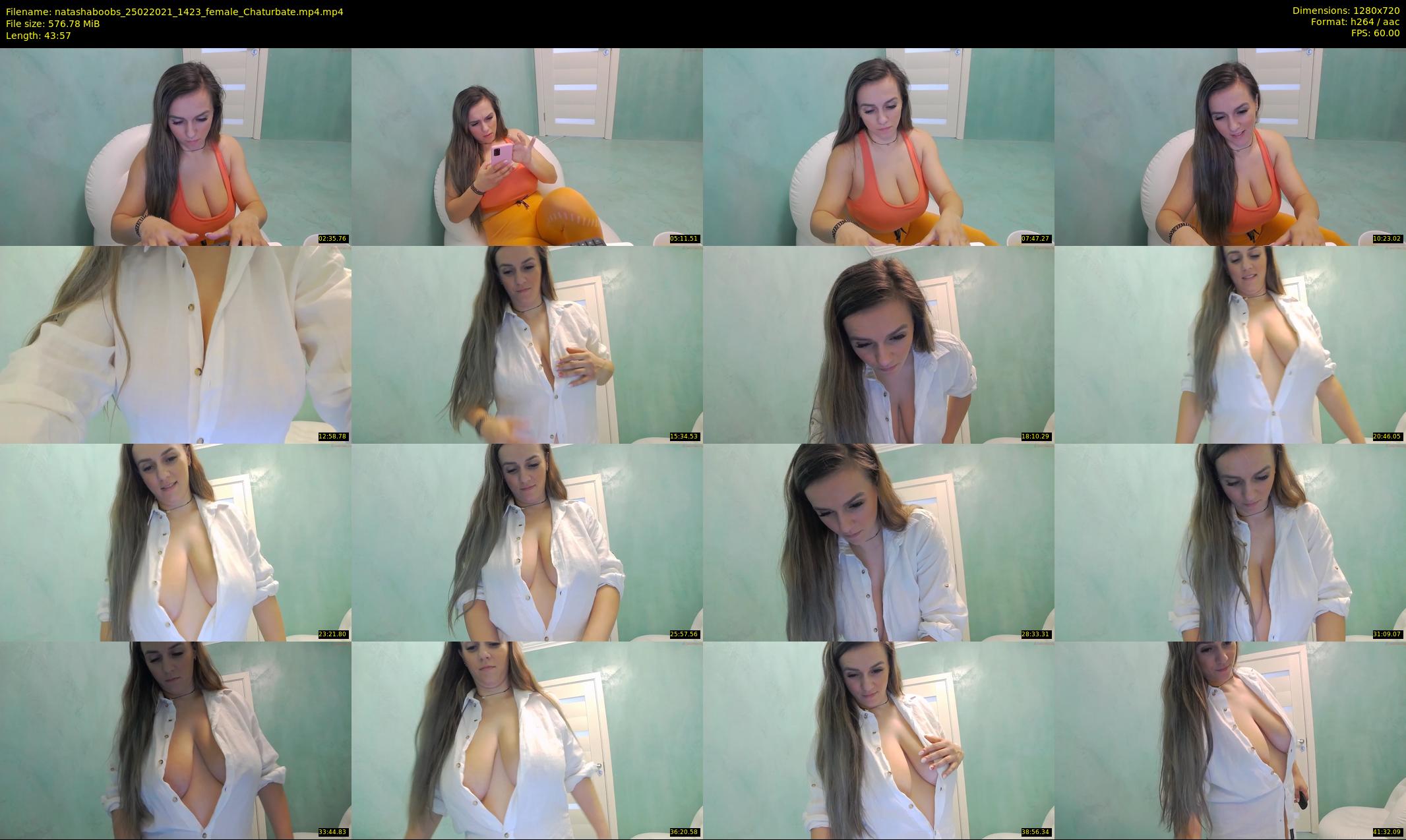 natashaboobs — 44 minute Chaturbate female cam show recording, 720p, Feb 25, 2021