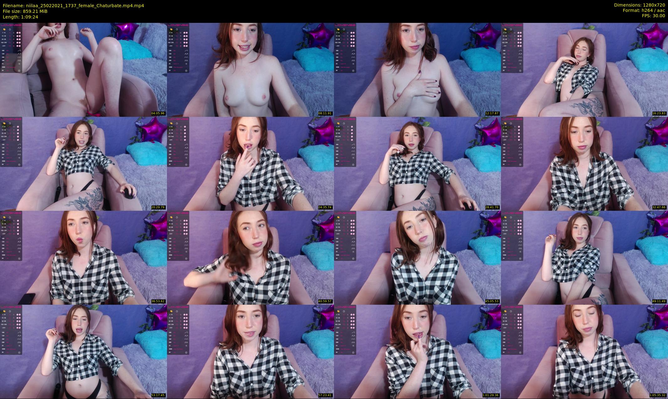 niilaa — 70 minute Chaturbate female cam show recording, 720p, Feb 25, 2021