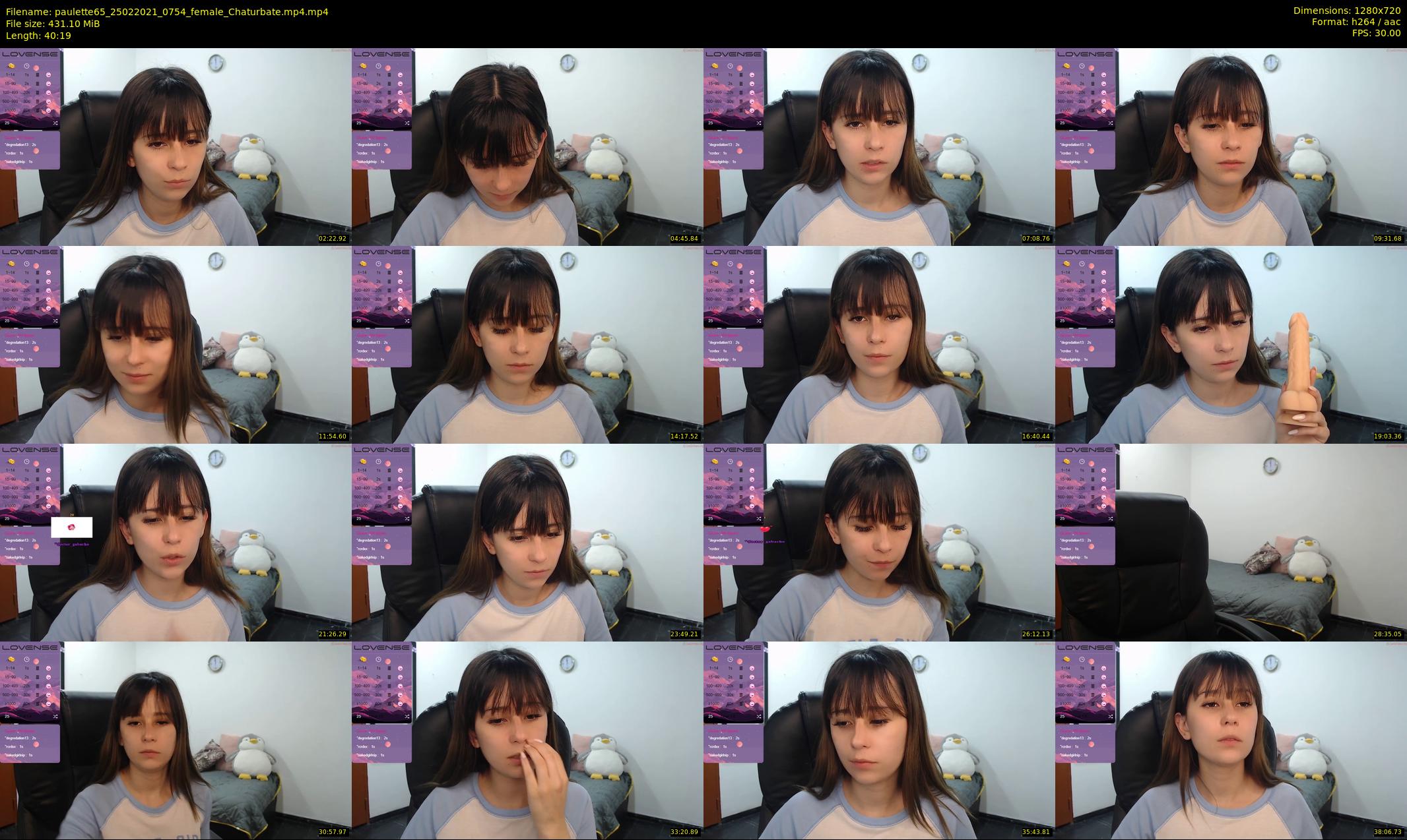 paulette65 — 41 minute Chaturbate female cam show recording, 720p, Feb 25, 2021