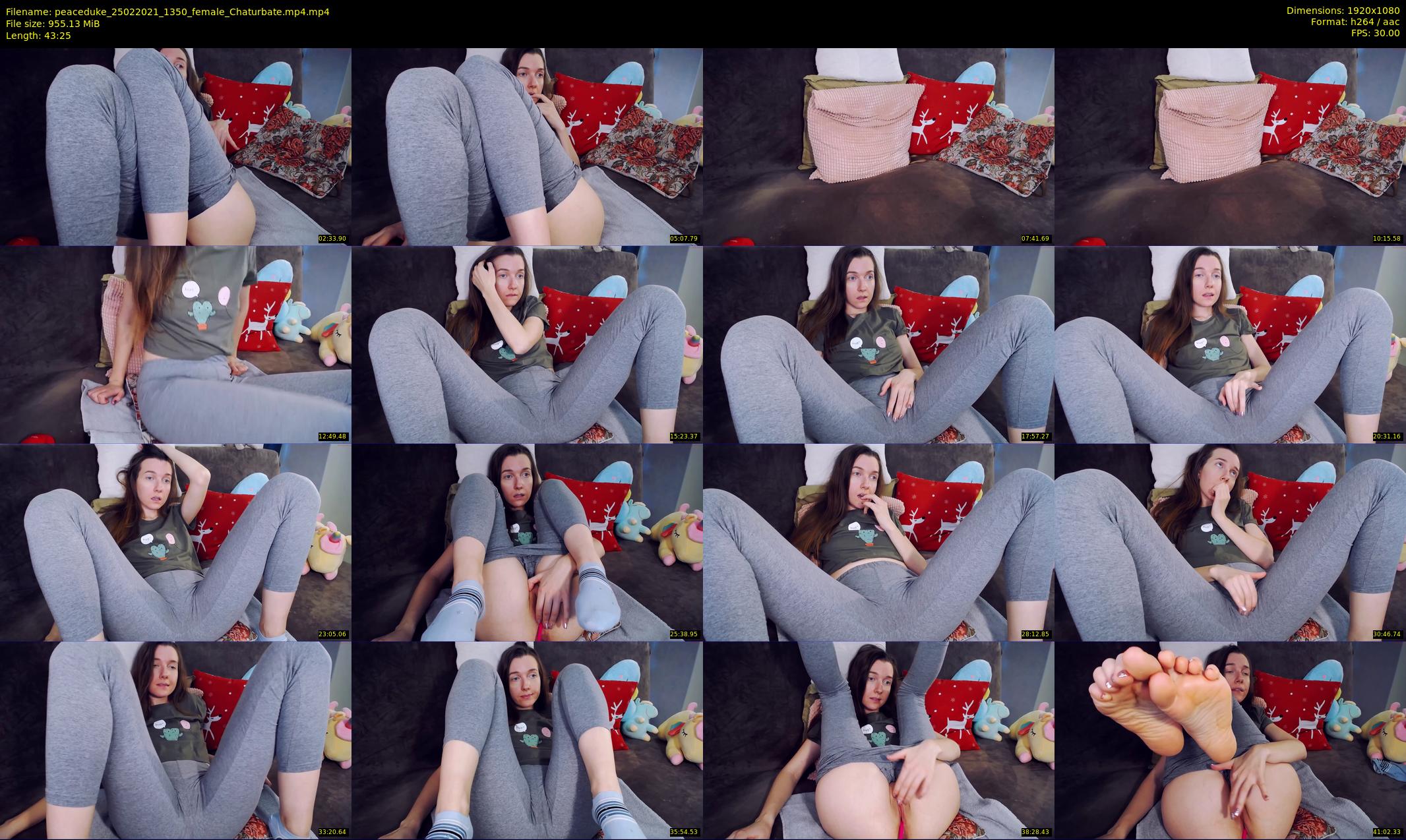 peaceduke — 44 minute Chaturbate female cam show recording, 1080p, Feb 25, 2021