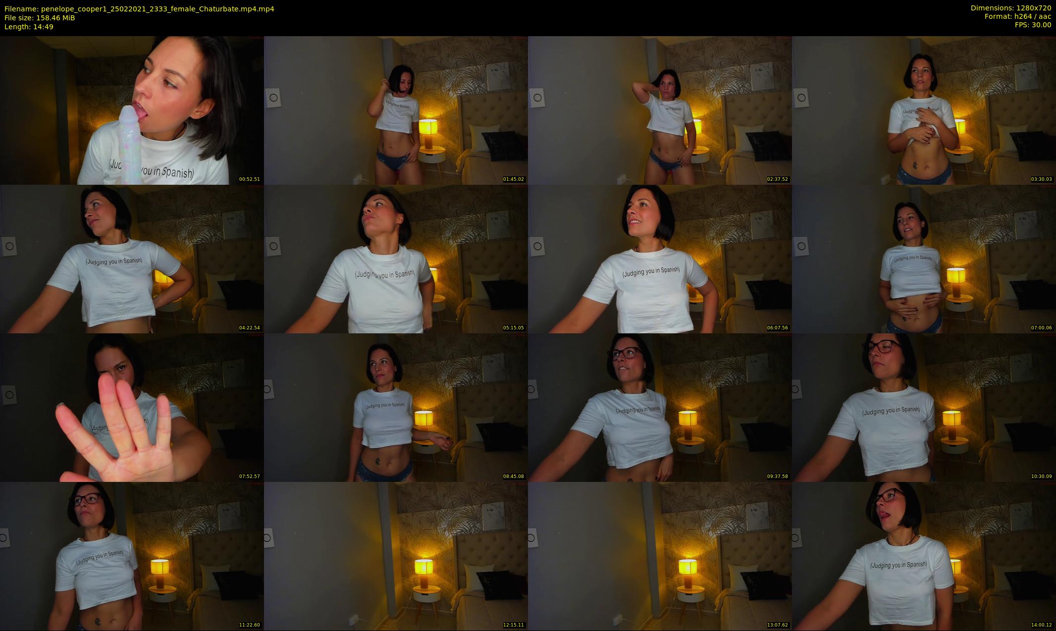 penelope_cooper1 — 15 minute Chaturbate female cam show recording, 720p, Feb 25, 2021