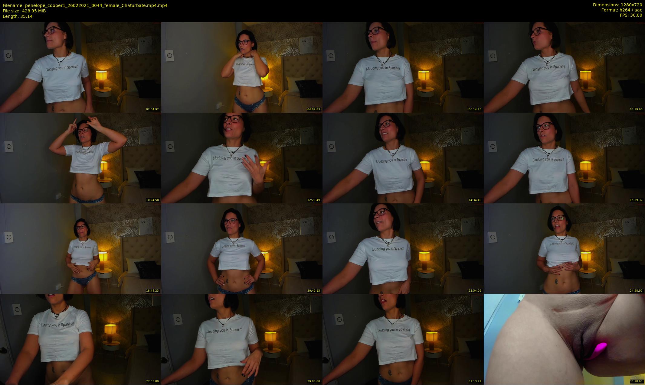 penelope_cooper1 — 36 minute Chaturbate female cam show recording, 720p, Feb 26, 2021