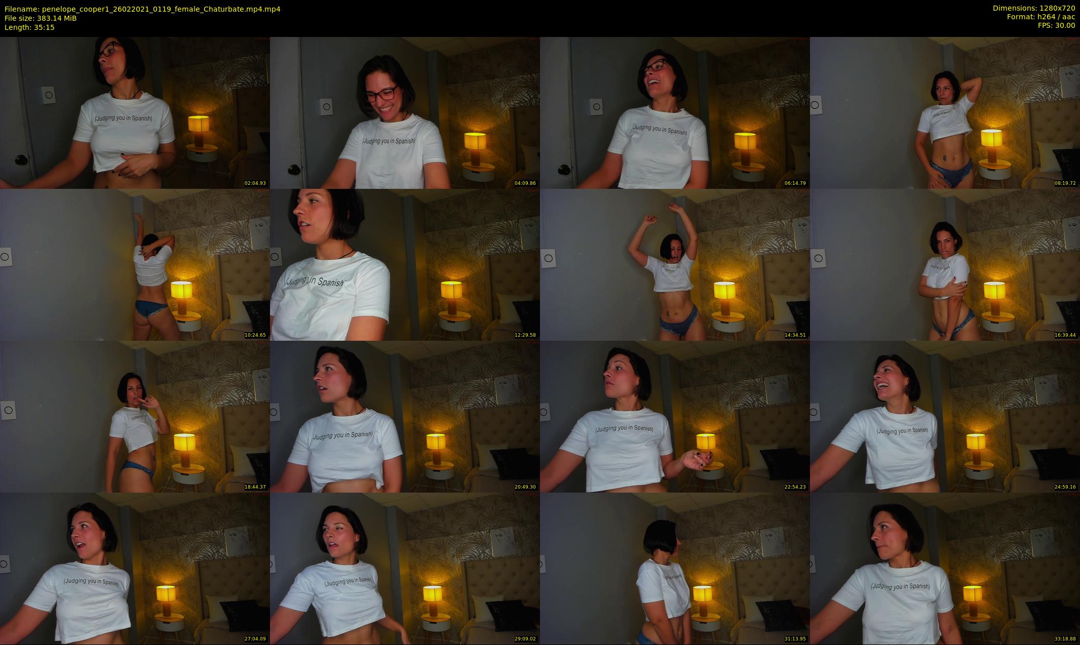 penelope_cooper1 — 36 minute Chaturbate female cam show recording, 720p, Feb 26, 2021