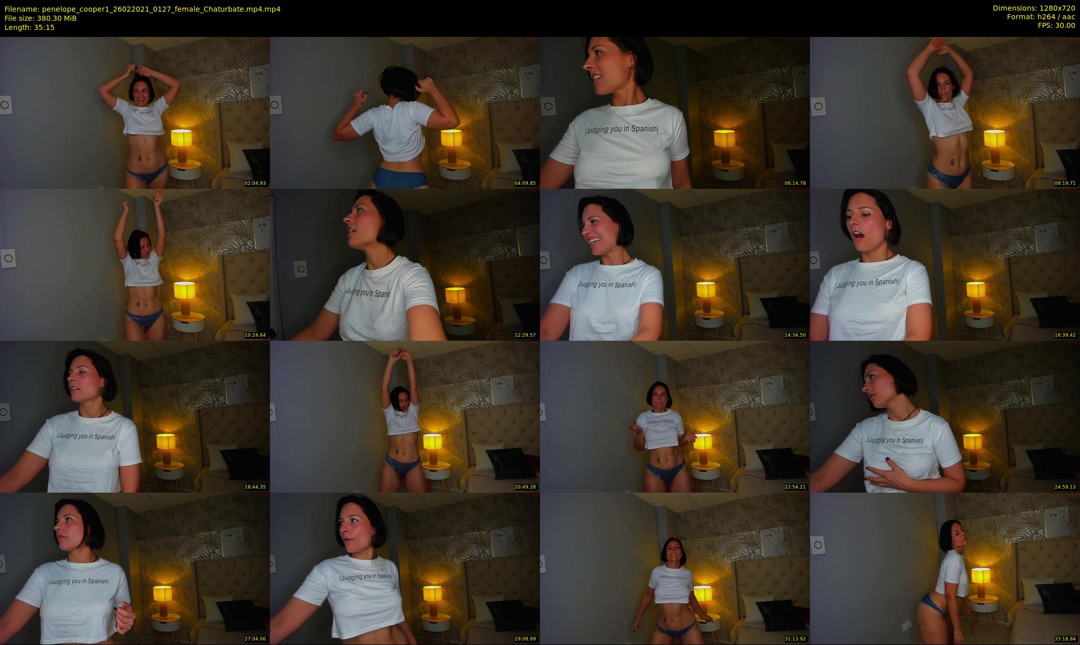 penelope_cooper1 — 36 minute Chaturbate female cam show recording, 720p, Feb 26, 2021