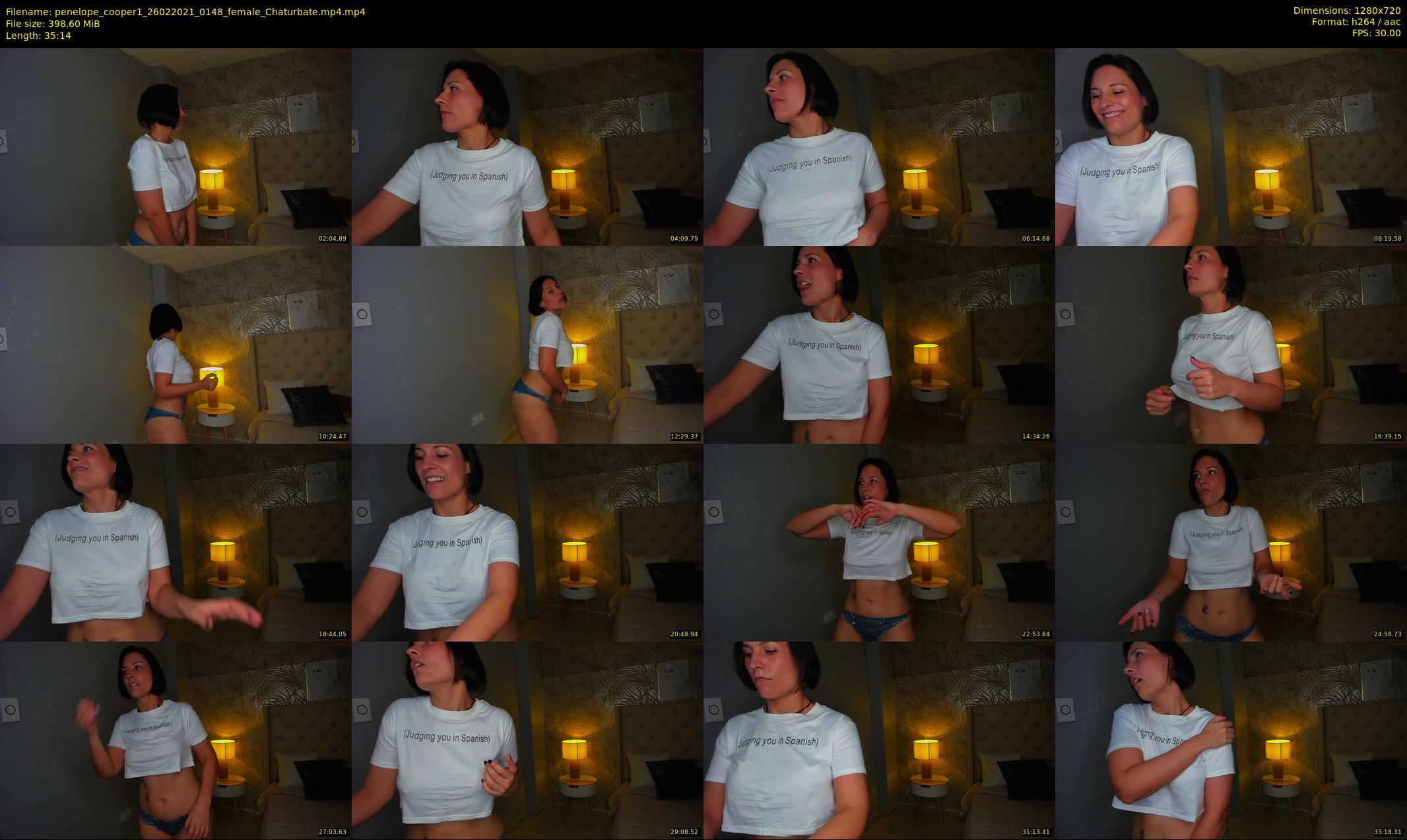 penelope_cooper1 — 36 minute Chaturbate female cam show recording, 720p, Feb 26, 2021