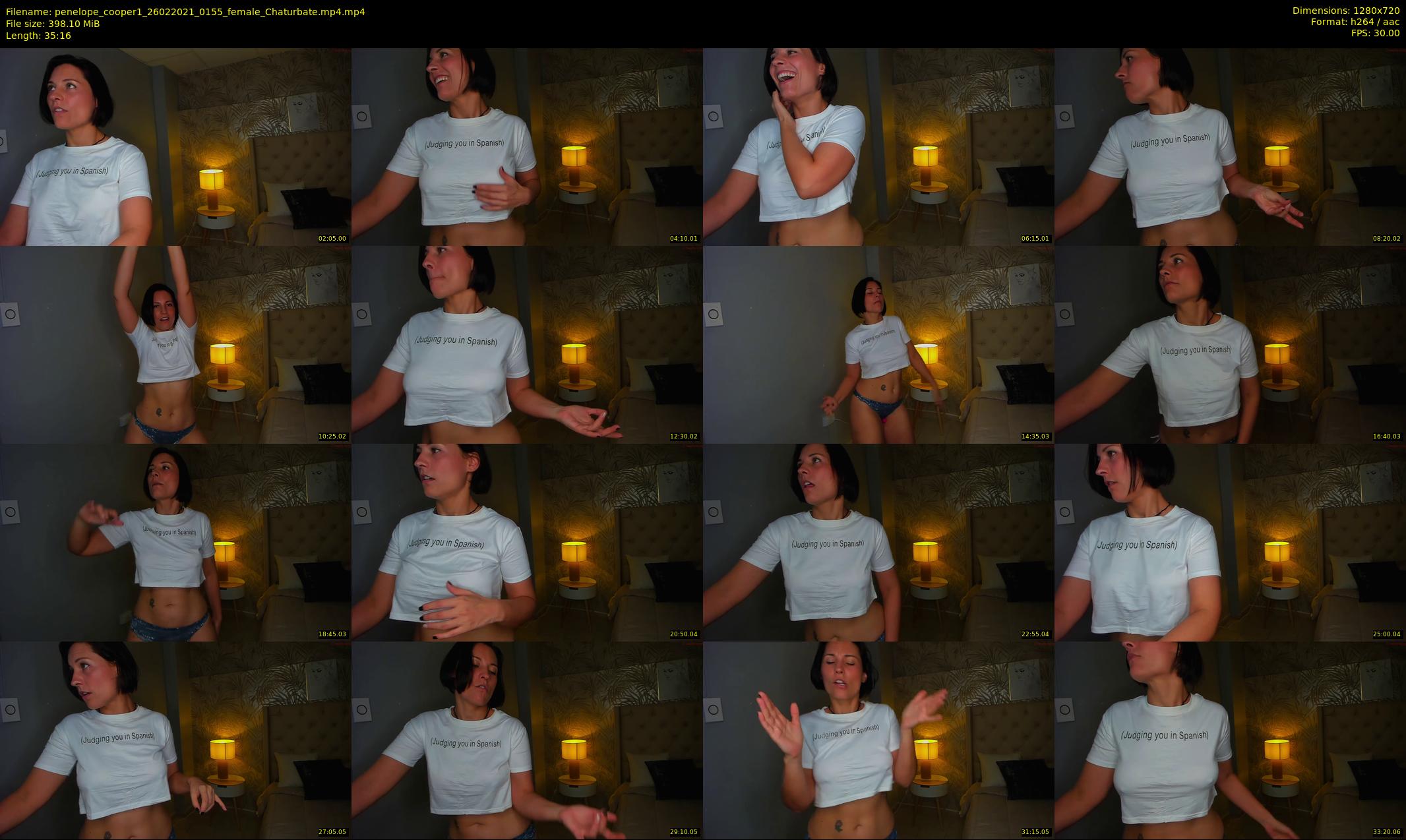 penelope_cooper1 — 36 minute Chaturbate female cam show recording, 720p, Feb 26, 2021