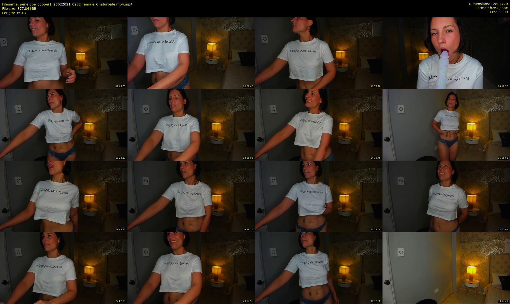 penelope_cooper1 — 36 minute Chaturbate female cam show recording, 720p, Feb 26, 2021