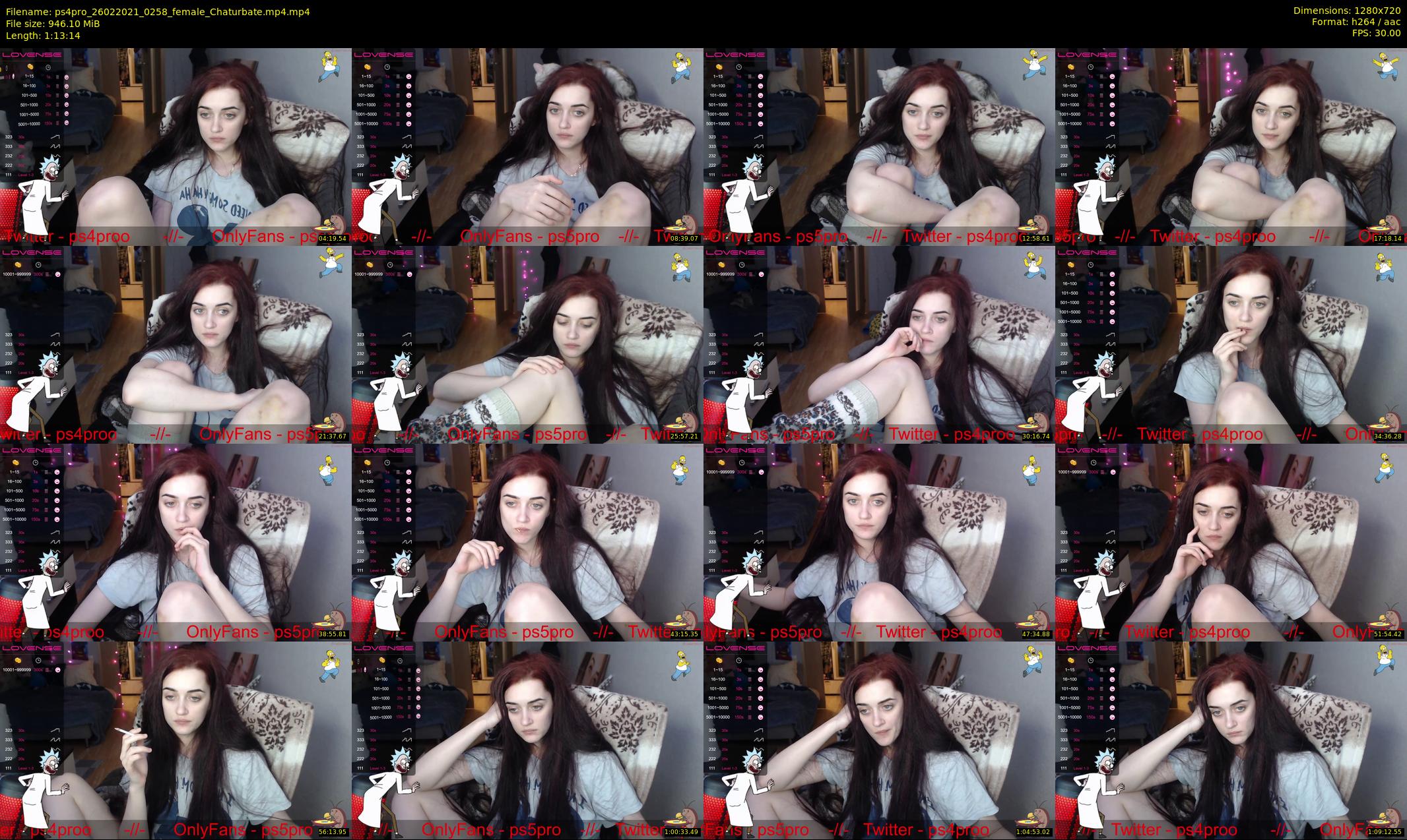 ps4pro — 74 minute Chaturbate female cam show recording, 720p, Feb 26, 2021