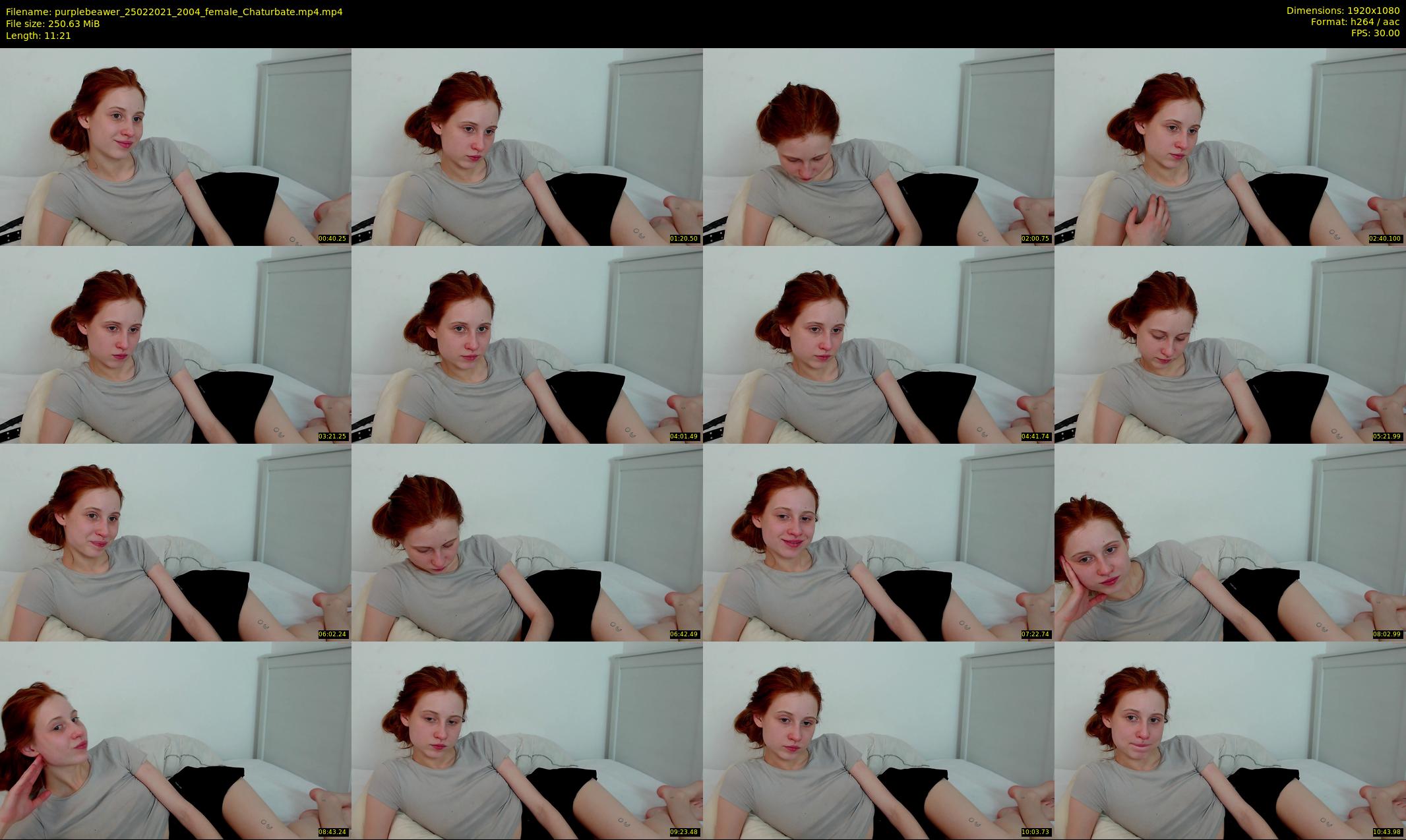 purplebeawer — 12 minute Chaturbate female cam show recording, 1080p, Feb 25, 2021