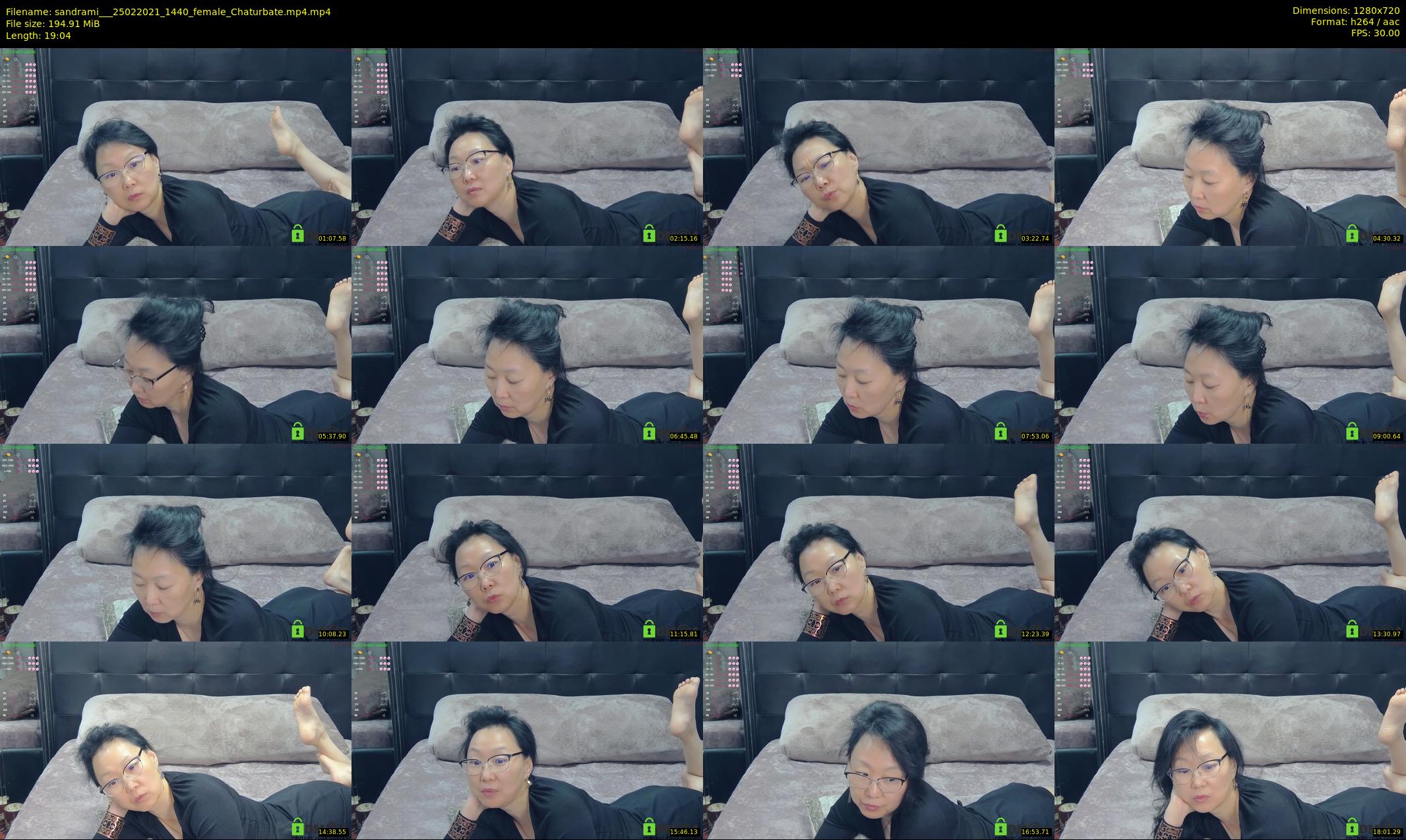 sandrami__ — 20 minute Chaturbate female cam show recording, 720p, Feb 25, 2021