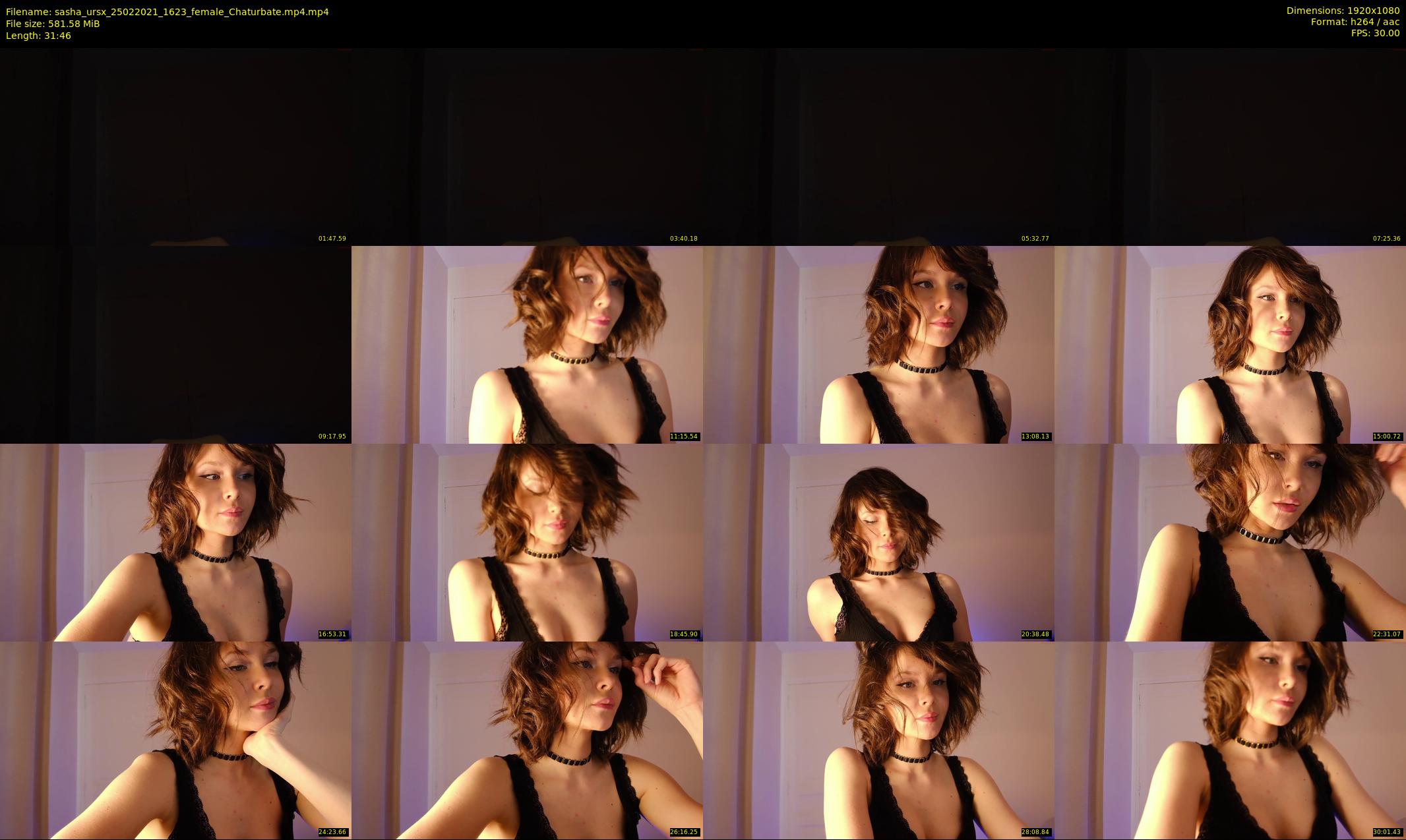 sasha_ursx — 32 minute Chaturbate female cam show recording, 1080p, Feb 25, 2021