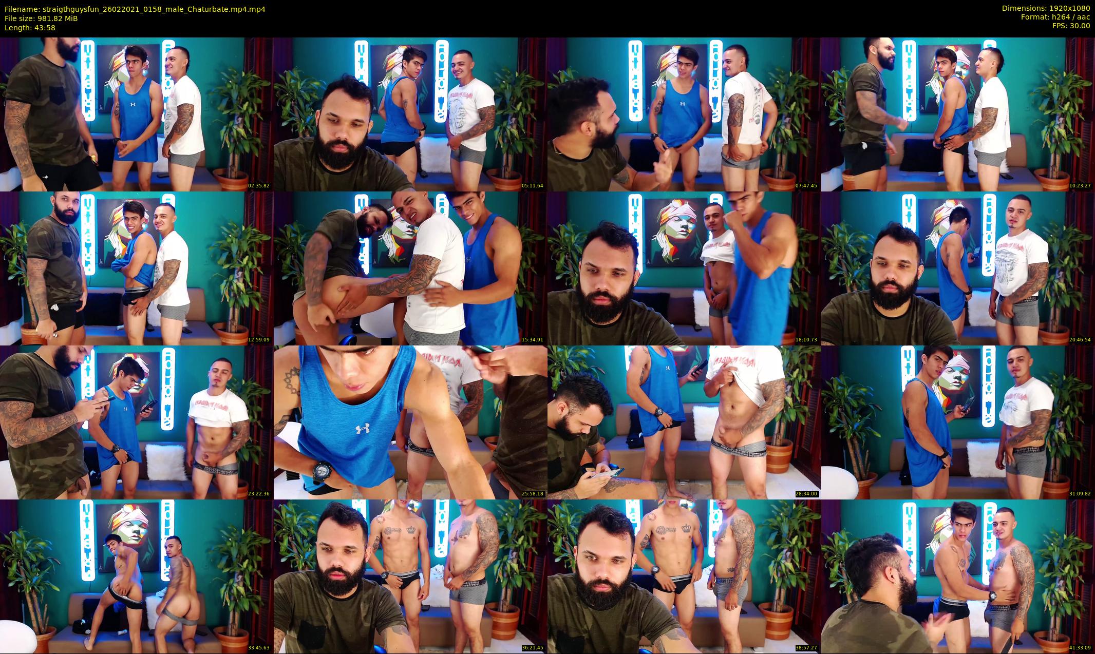 straigthguysfun — 44 minute Chaturbate male cam show recording, 1080p, Feb 26, 2021