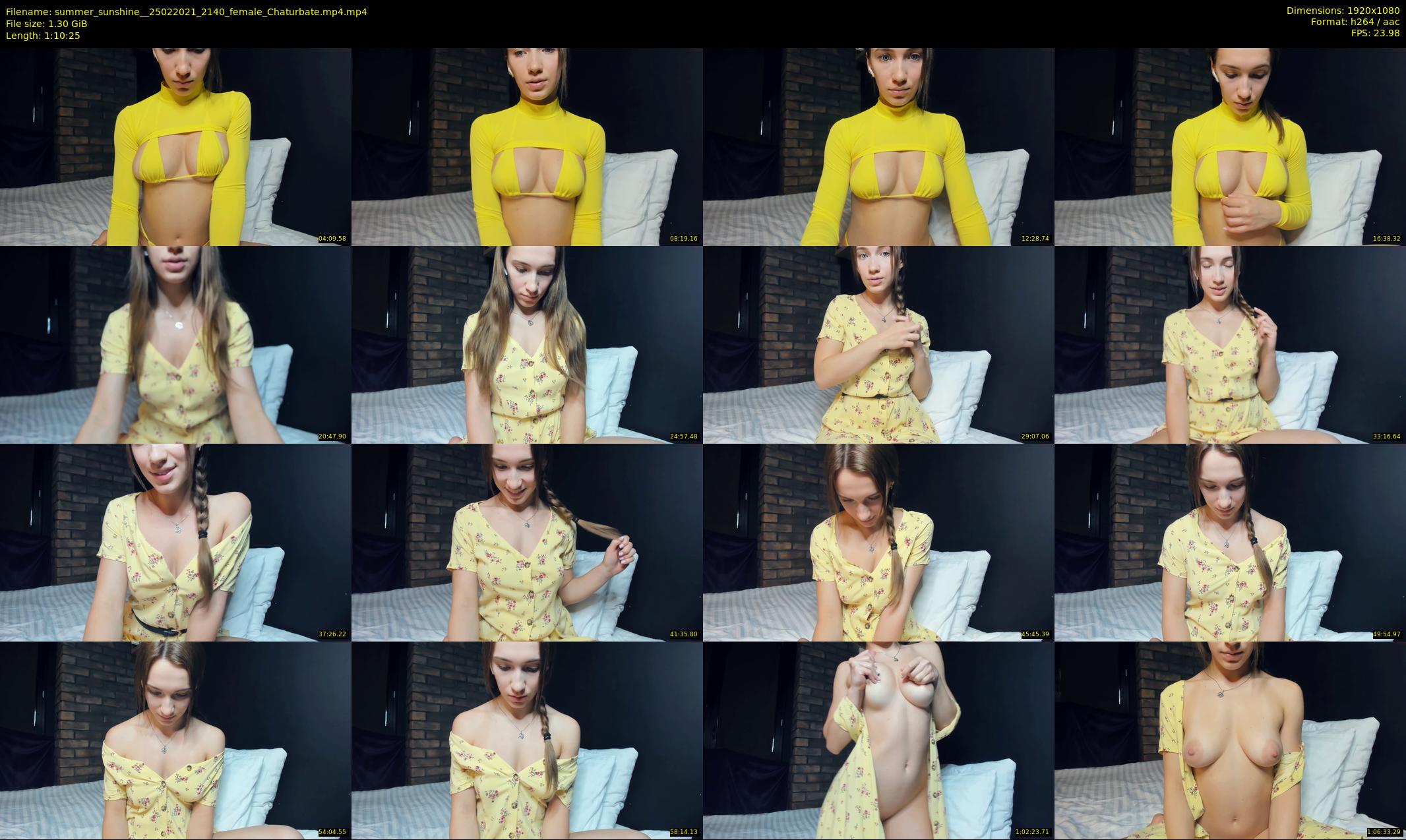 summer_sunshine_ — 71 minute Chaturbate female cam show recording, 1080p, Feb 25, 2021