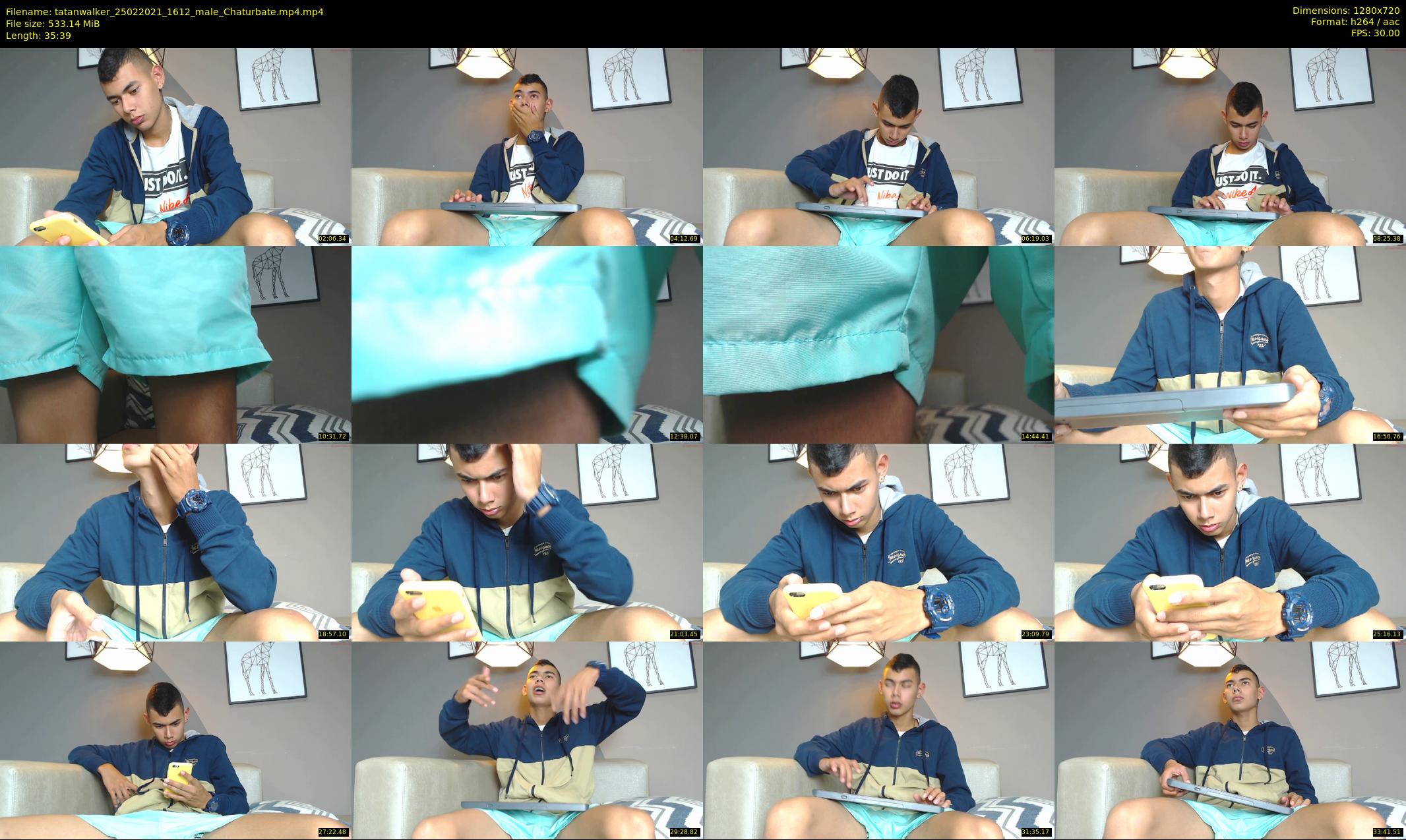 tatanwalker — 36 minute Chaturbate male cam show recording, 720p, Feb 25, 2021