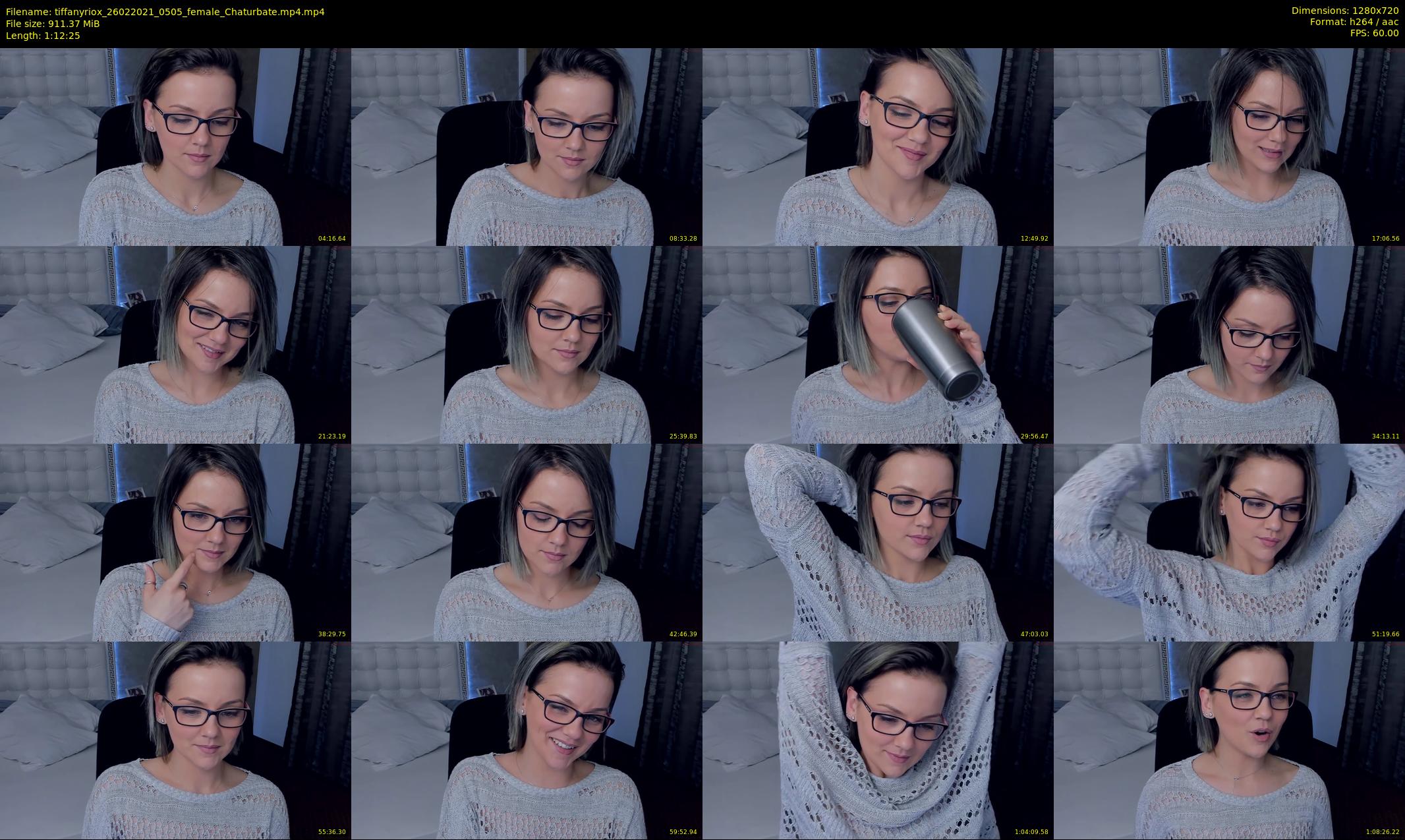 tiffanyriox — 73 minute Chaturbate female cam show recording, 720p, Feb 26, 2021