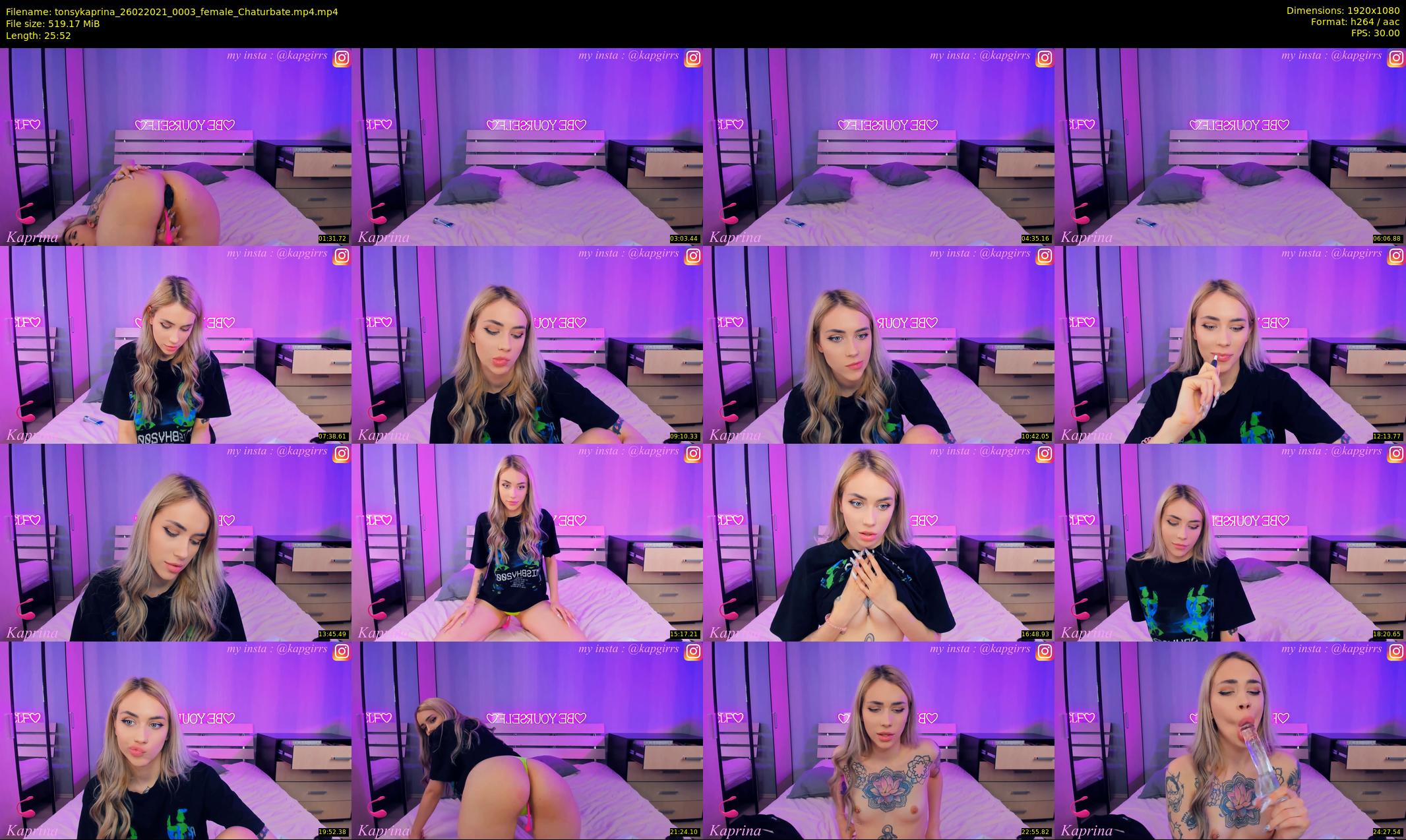 tonsykaprina — 26 minute Chaturbate couple cam show recording, 1080p, Feb 26, 2021
