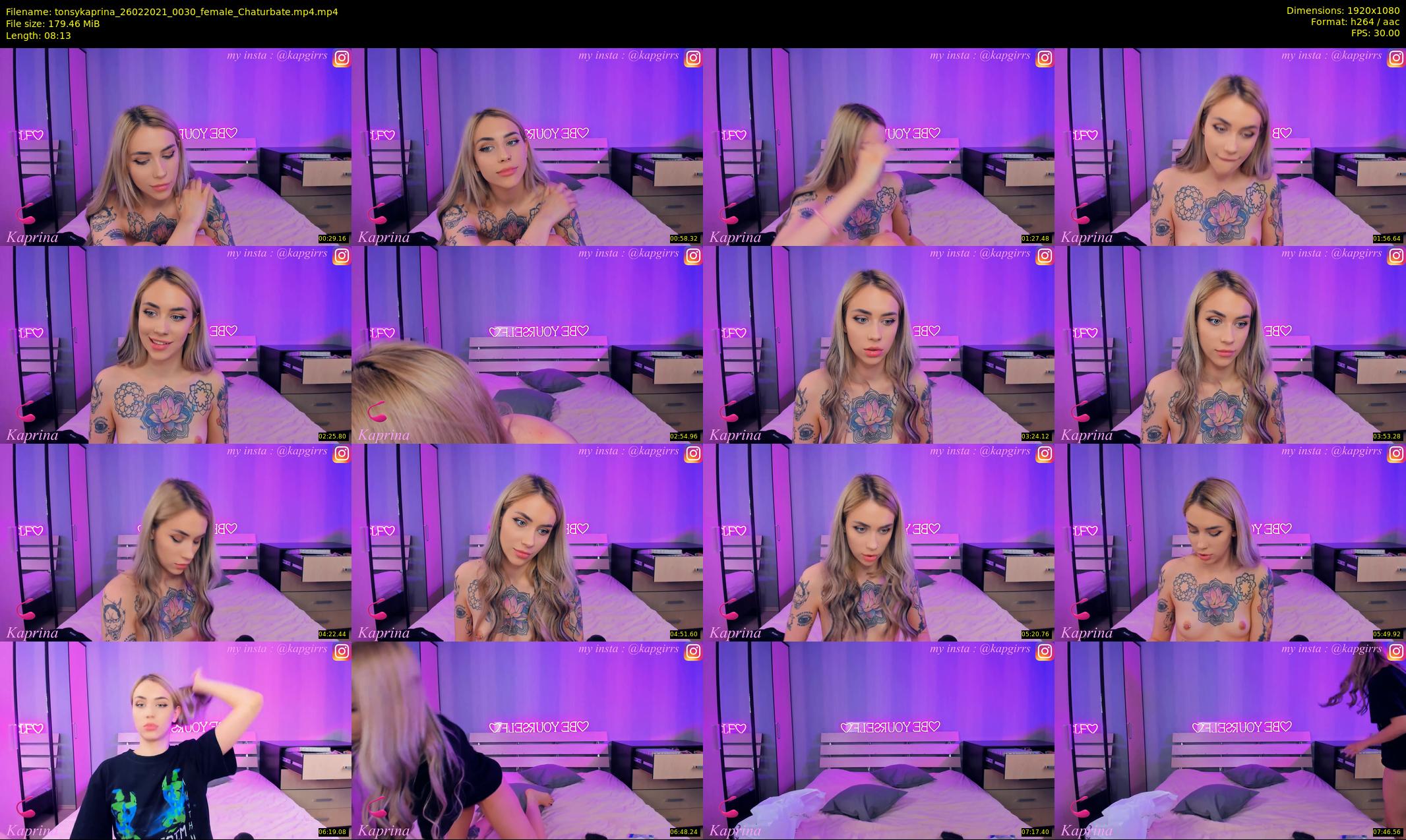 tonsykaprina — 9 minute Chaturbate couple cam show recording, 1080p, Feb 26, 2021