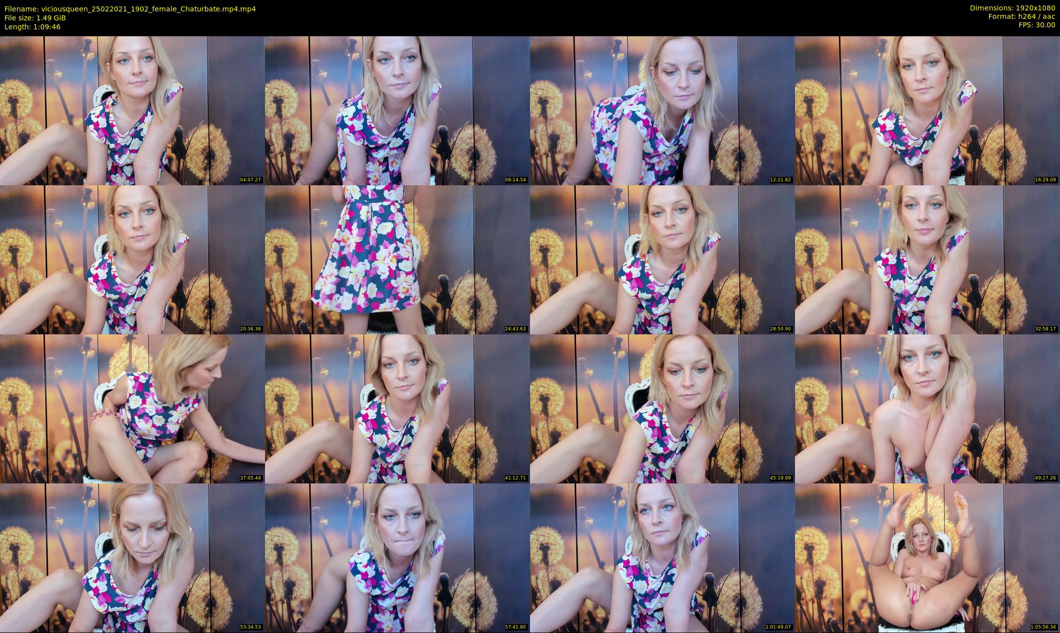 viciousqueen — 70 minute Chaturbate female cam show recording, 1080p, Feb 25, 2021