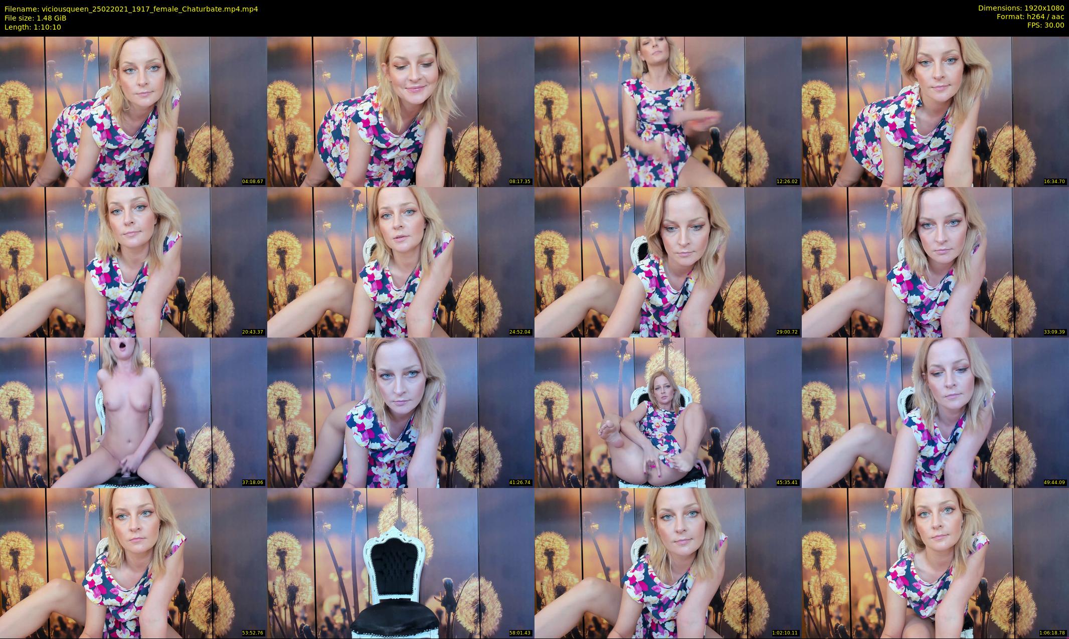 viciousqueen — 71 minute Chaturbate female cam show recording, 1080p, Feb 25, 2021
