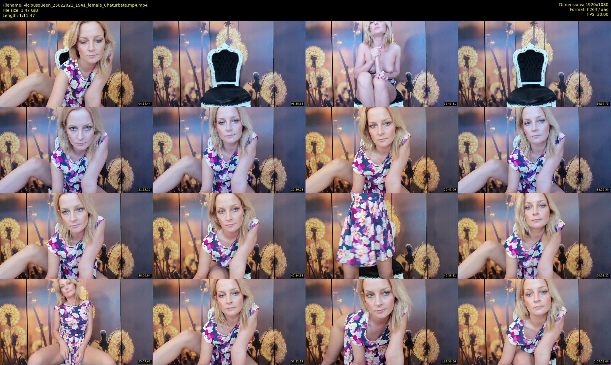 viciousqueen — 72 minute Chaturbate female cam show recording, 1080p, Feb 25, 2021