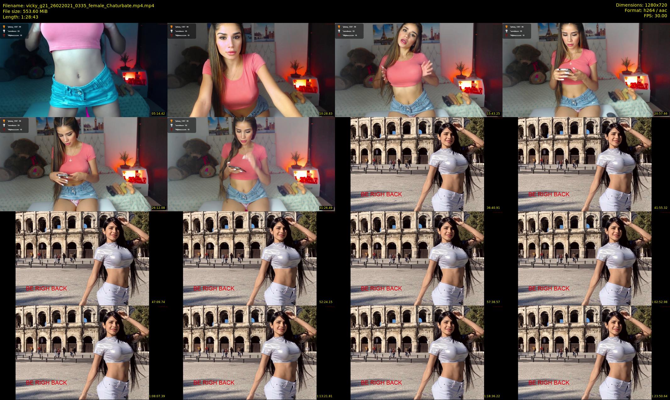 vicky_g21 — 89 minute Chaturbate female cam show recording, 720p, Feb 26, 2021
