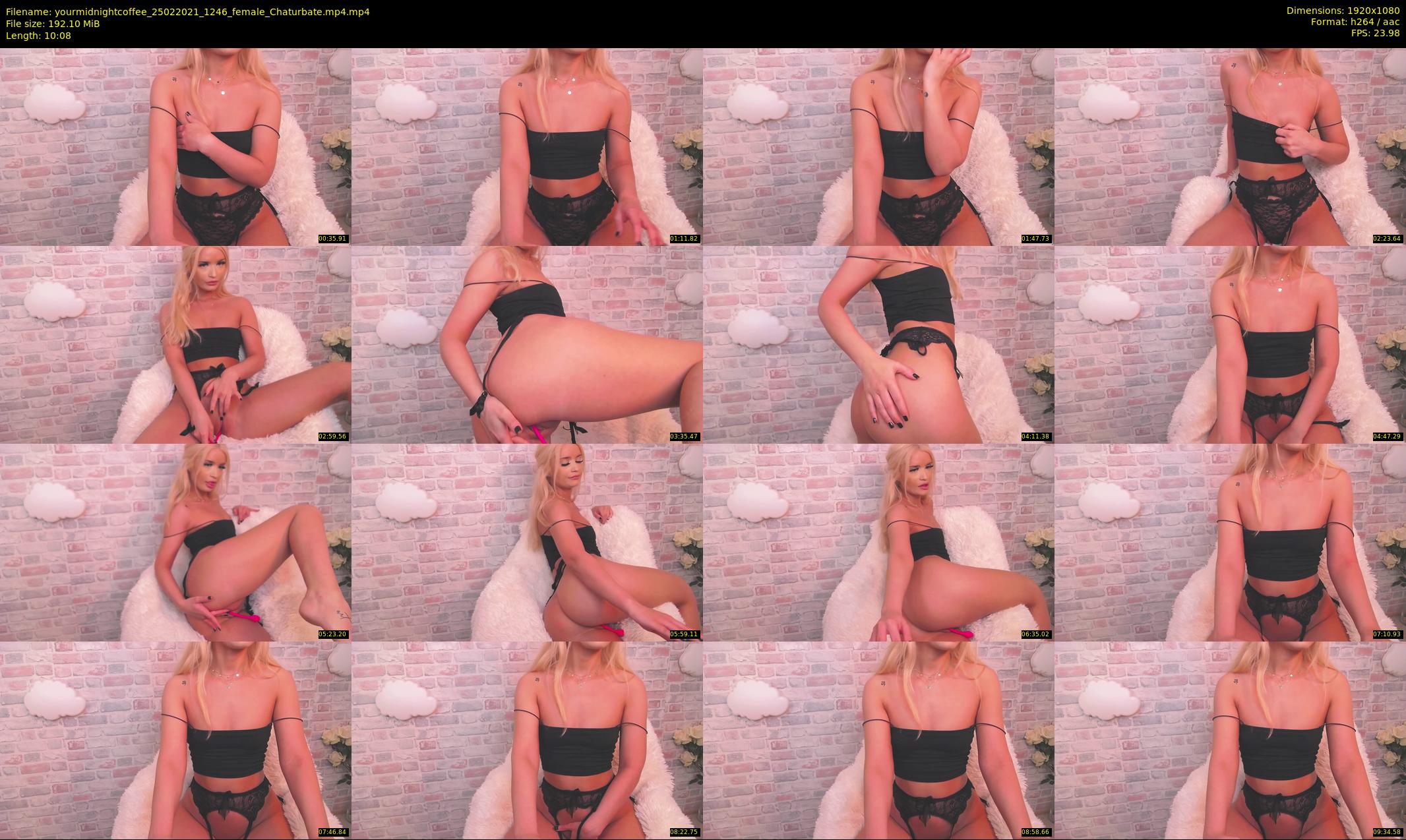 yourmidnightcoffee — 11 minute Chaturbate female cam show recording, 1080p, Feb 25, 2021