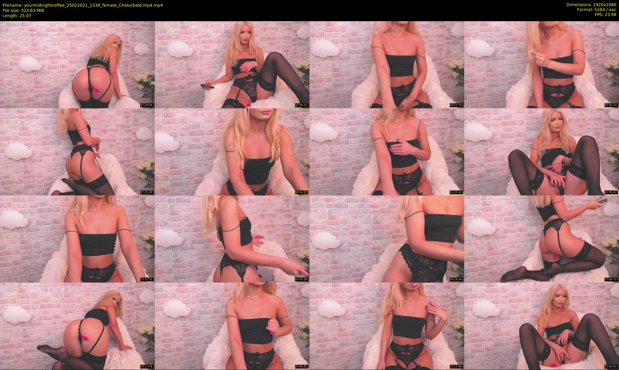 yourmidnightcoffee — 26 minute Chaturbate female cam show recording, 1080p, Feb 25, 2021