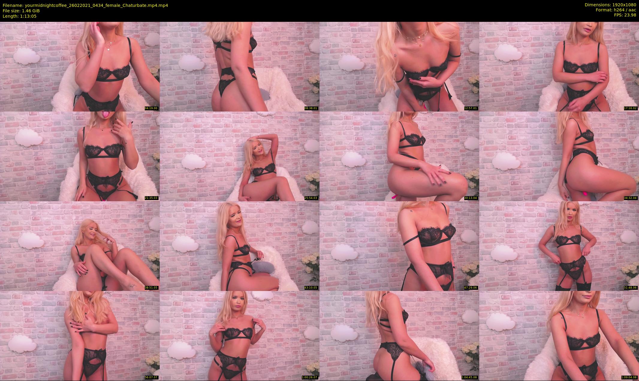 yourmidnightcoffee — 74 minute Chaturbate female cam show recording, 1080p, Feb 26, 2021