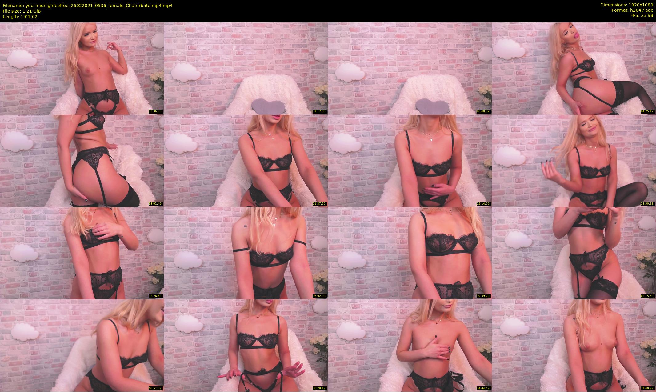 yourmidnightcoffee — 62 minute Chaturbate female cam show recording, 1080p, Feb 26, 2021