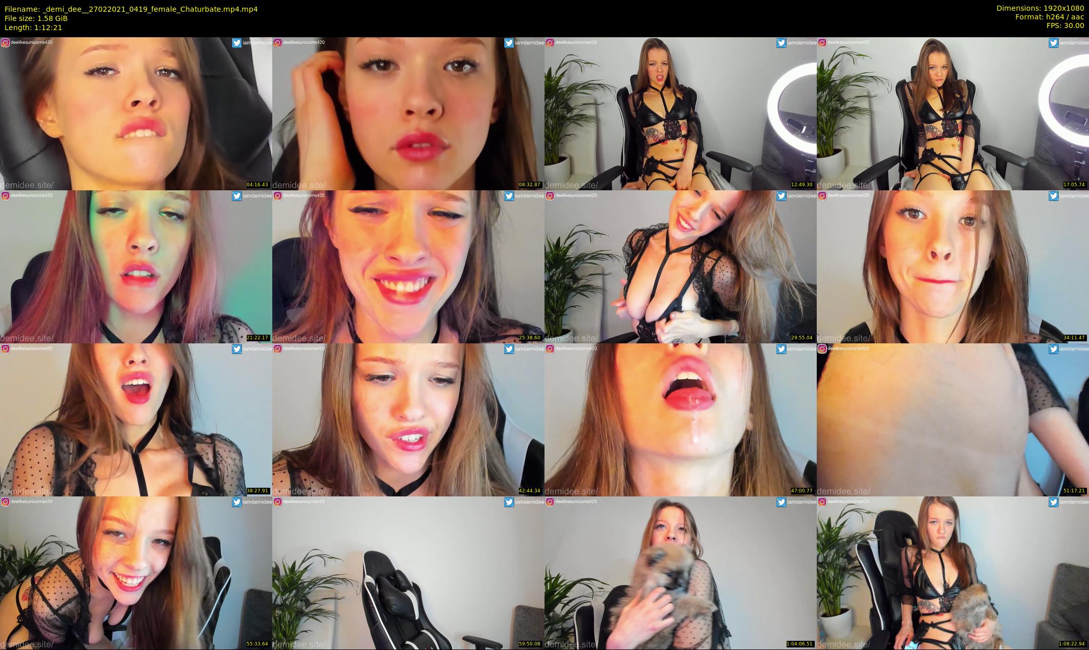 _demi_dee_ — 73 minute Chaturbate female cam show recording, 1080p, Feb 27, 2021