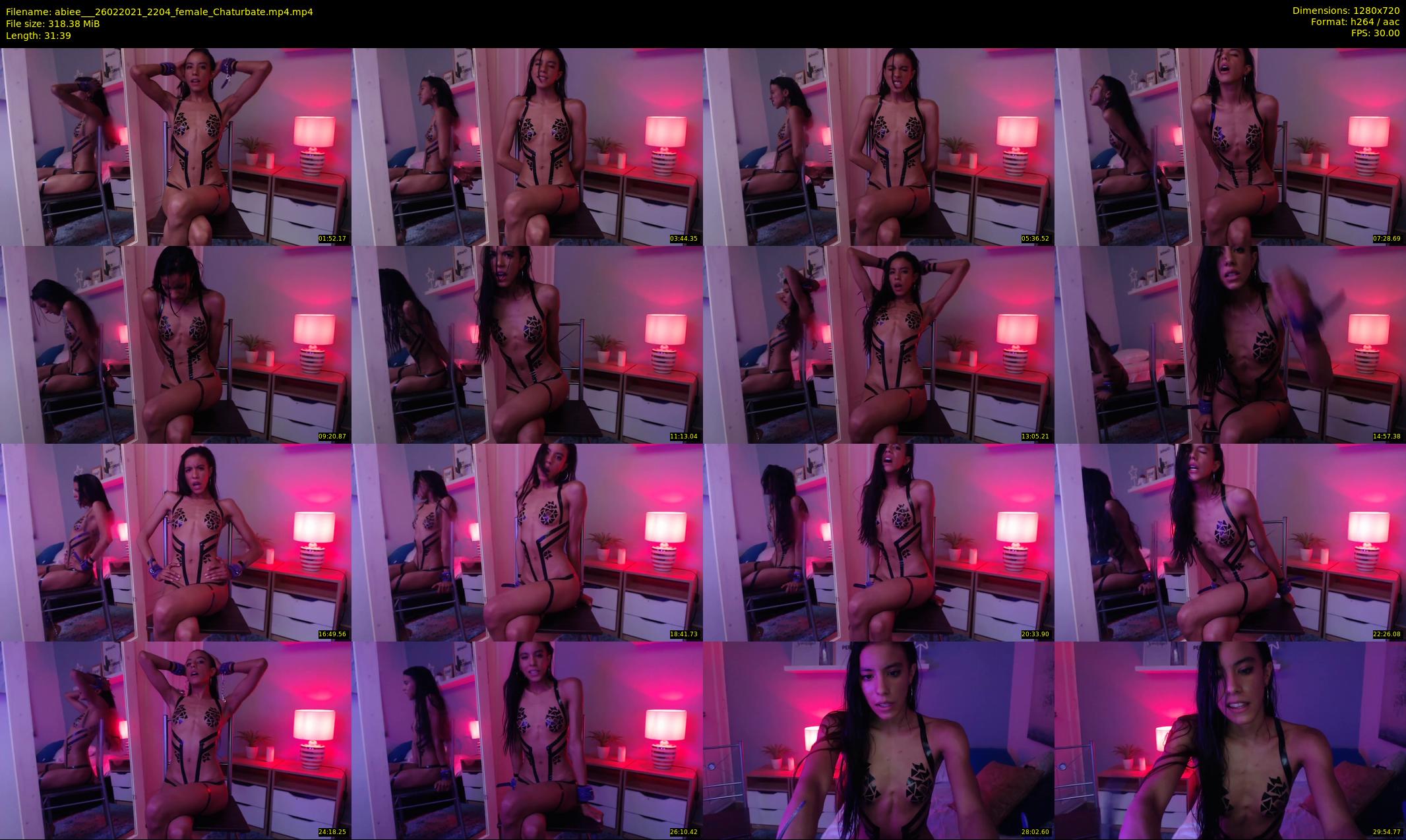 abiee__ — 32 minute Chaturbate female cam show recording, 720p, Feb 26, 2021