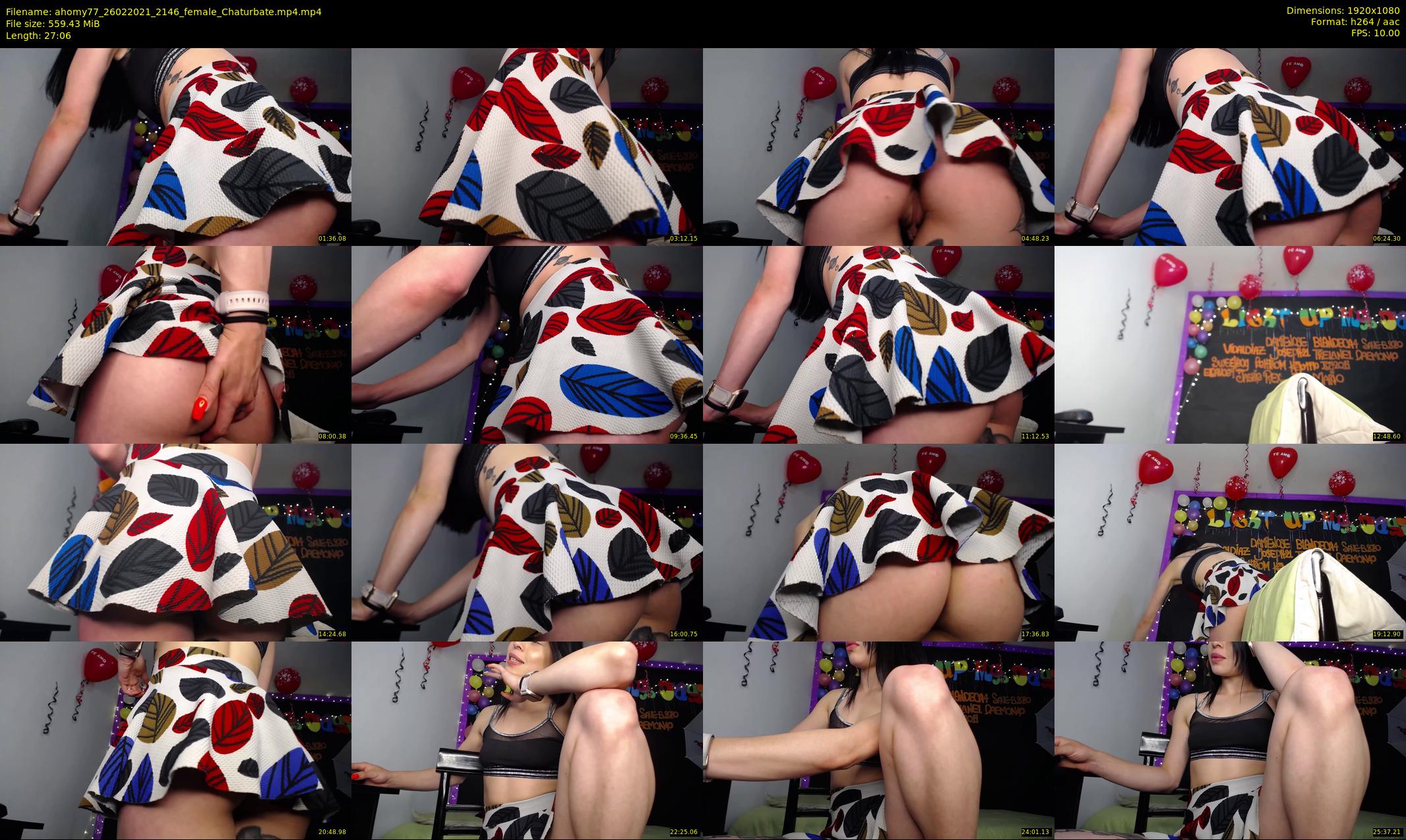 ahomy77 — 28 minute Chaturbate female cam show recording, 1080p, Feb 26, 2021