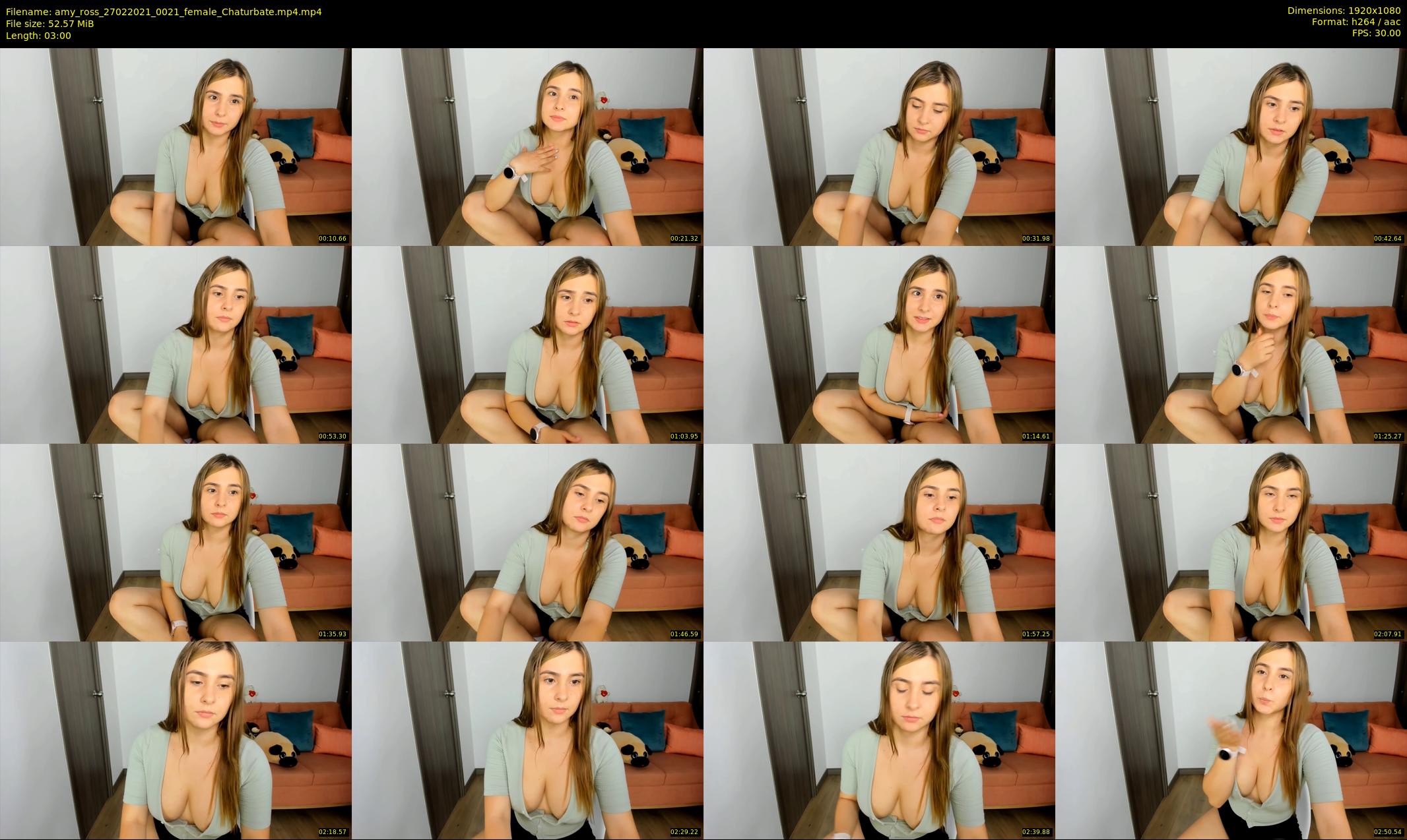 amy_ross — 3 minute Chaturbate female cam show recording, 1080p, Feb 27, 2021