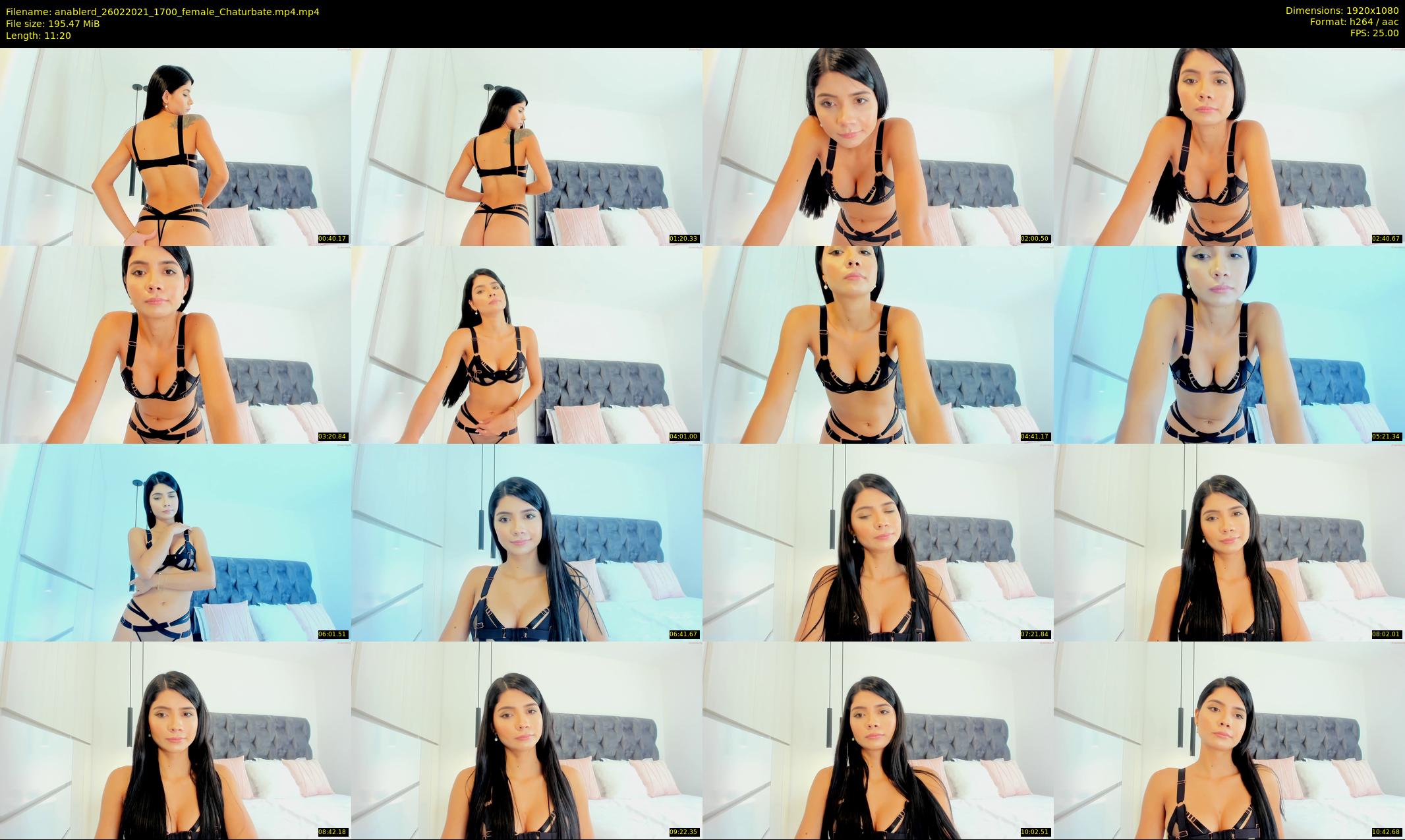anablerd — 12 minute Chaturbate female cam show recording, 1080p, Feb 26, 2021