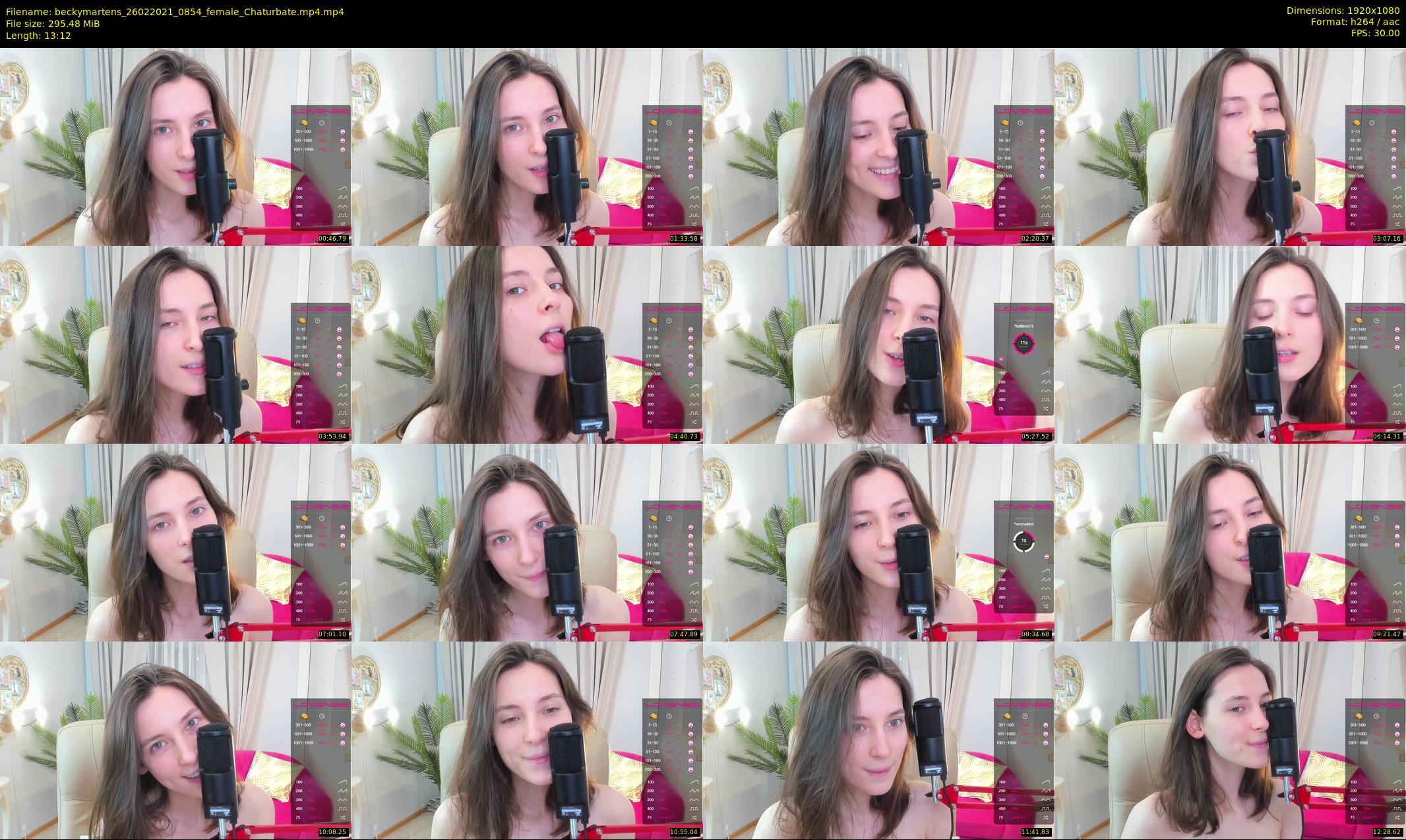 beckymartens — 14 minute Chaturbate female cam show recording, 1080p, Feb 26, 2021