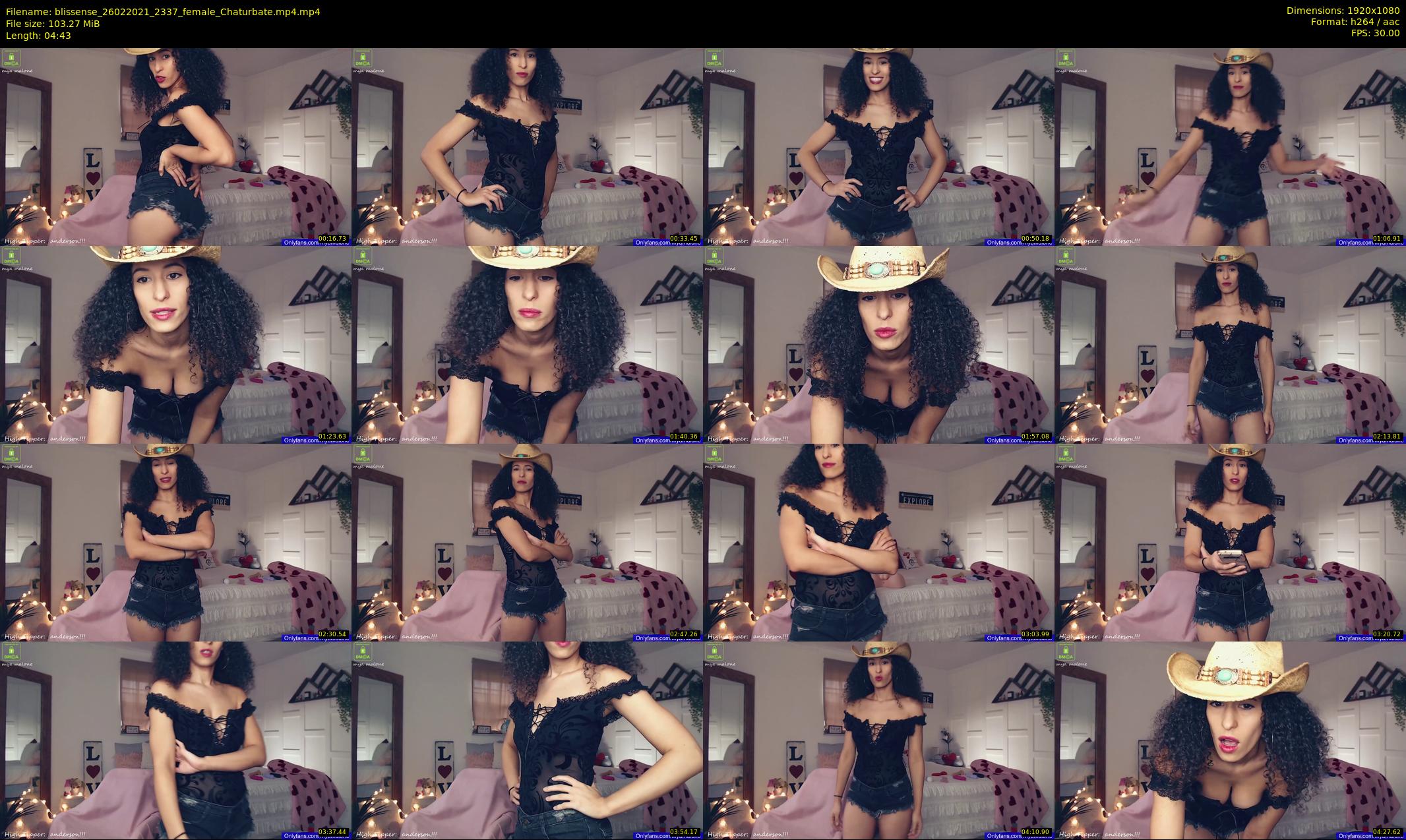 blissense — 5 minute Chaturbate female cam show recording, 1080p, Feb 26, 2021