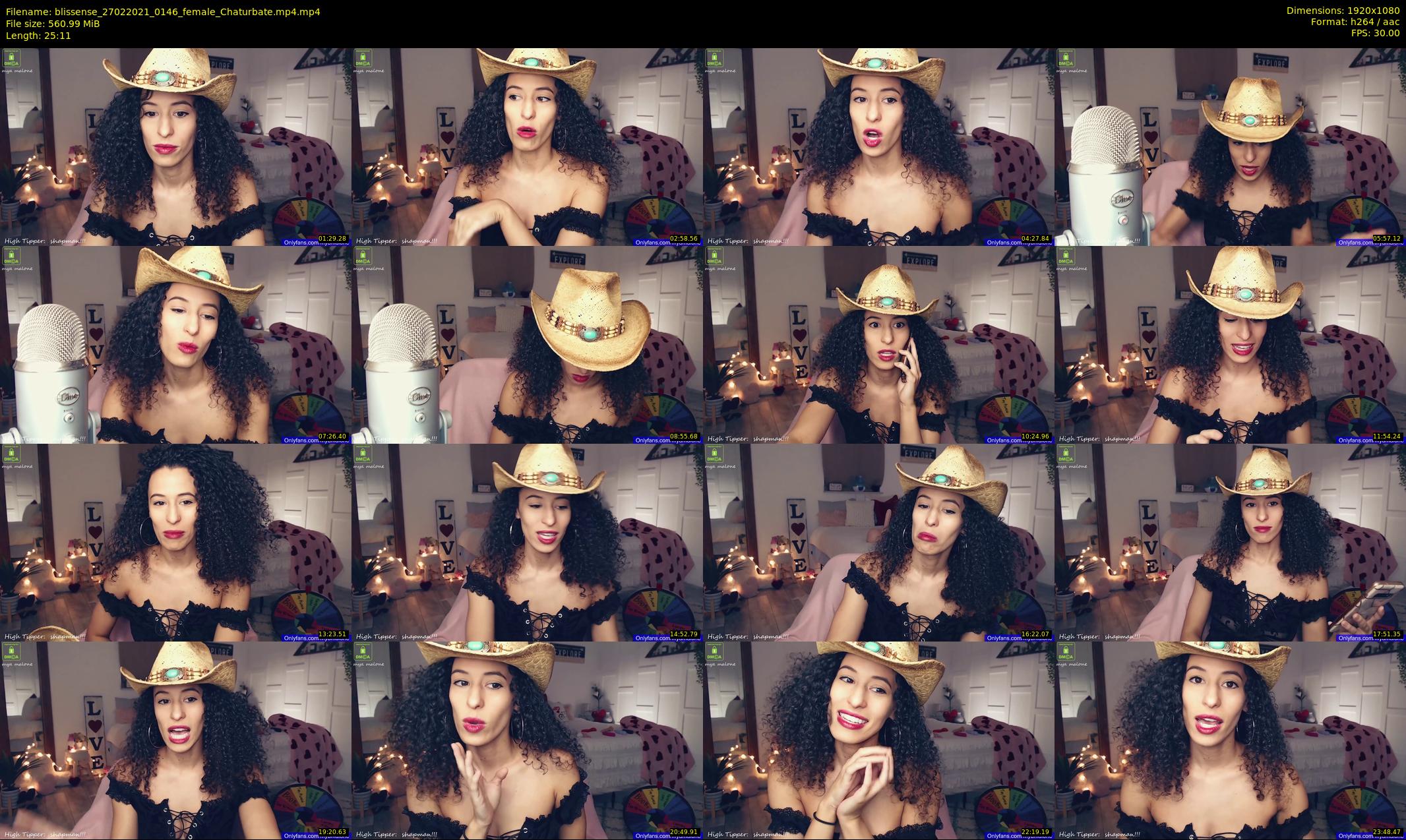 blissense — 26 minute Chaturbate female cam show recording, 1080p, Feb 27, 2021