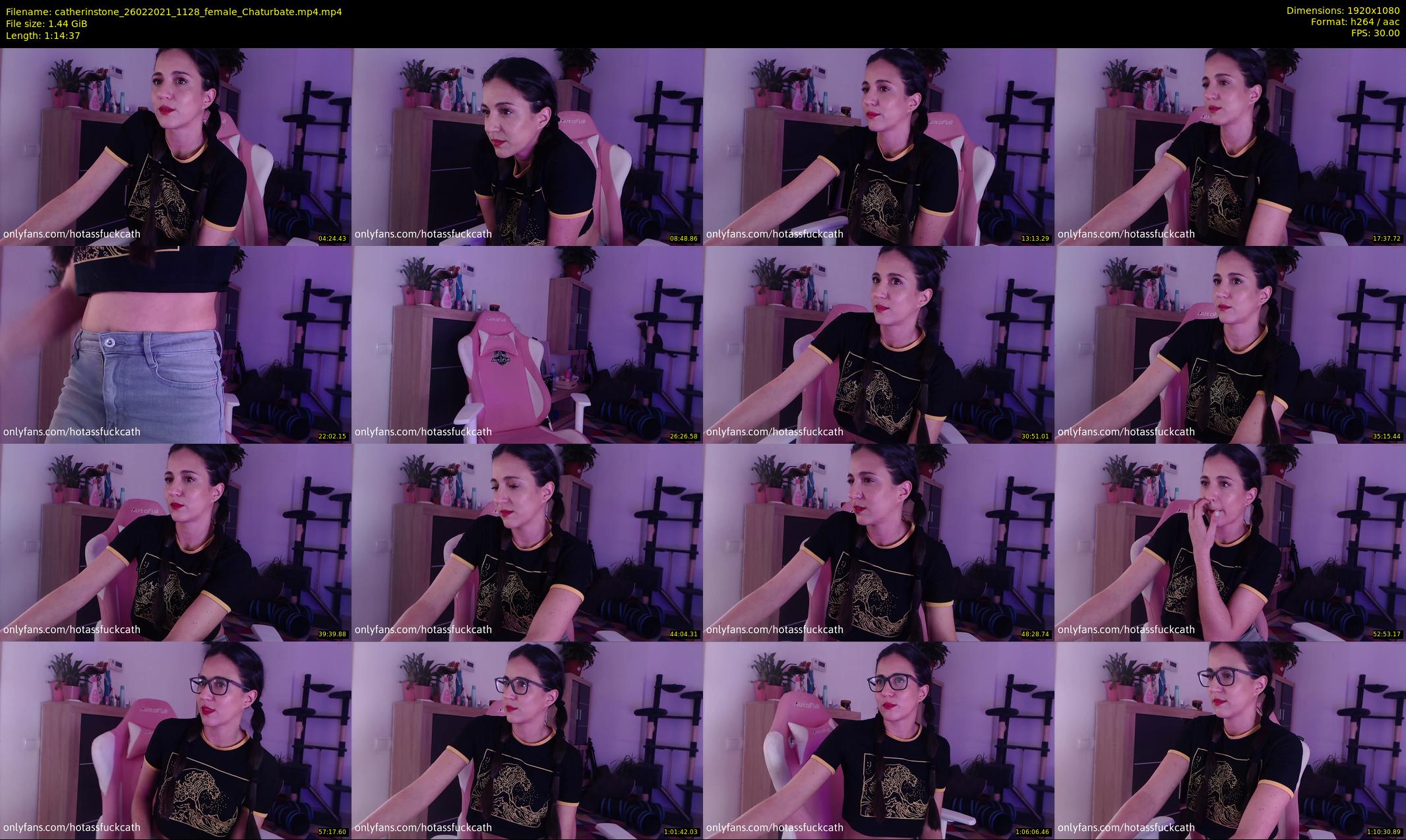 catherinstone — 75 minute Chaturbate female cam show recording, 1080p, Feb 26, 2021