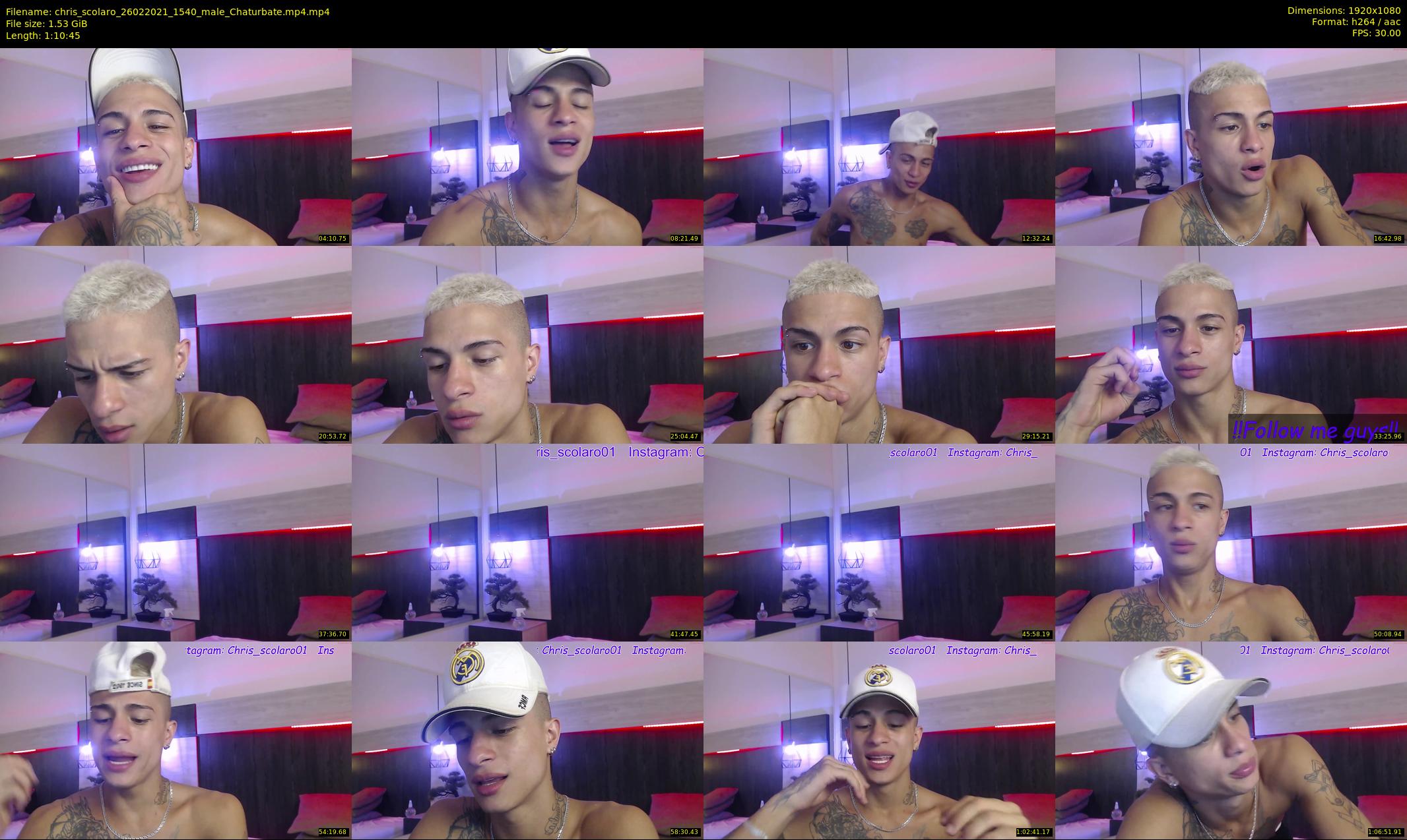chris_scolaro — 71 minute Chaturbate male cam show recording, 1080p, Feb 26, 2021