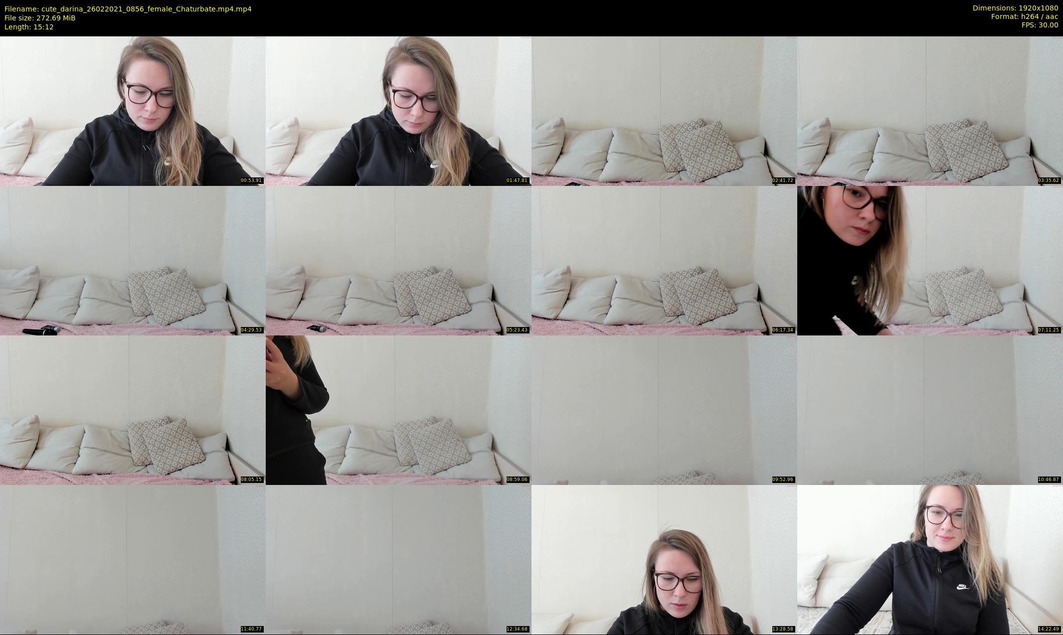 cute_darina — 16 minute Chaturbate female cam show recording, 1080p, Feb 26, 2021