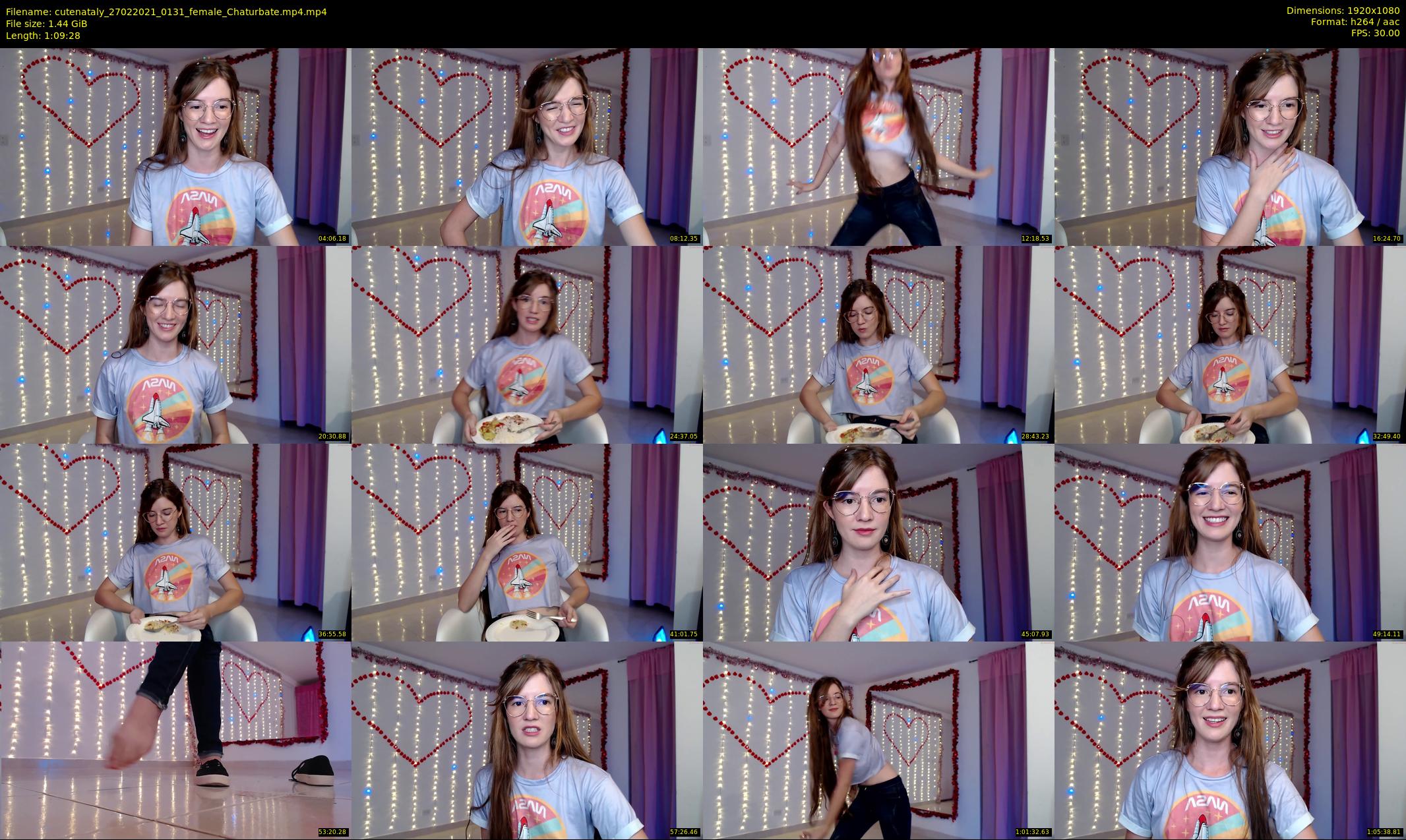cutenataly — 70 minute Chaturbate female cam show recording, 1080p, Feb 27, 2021